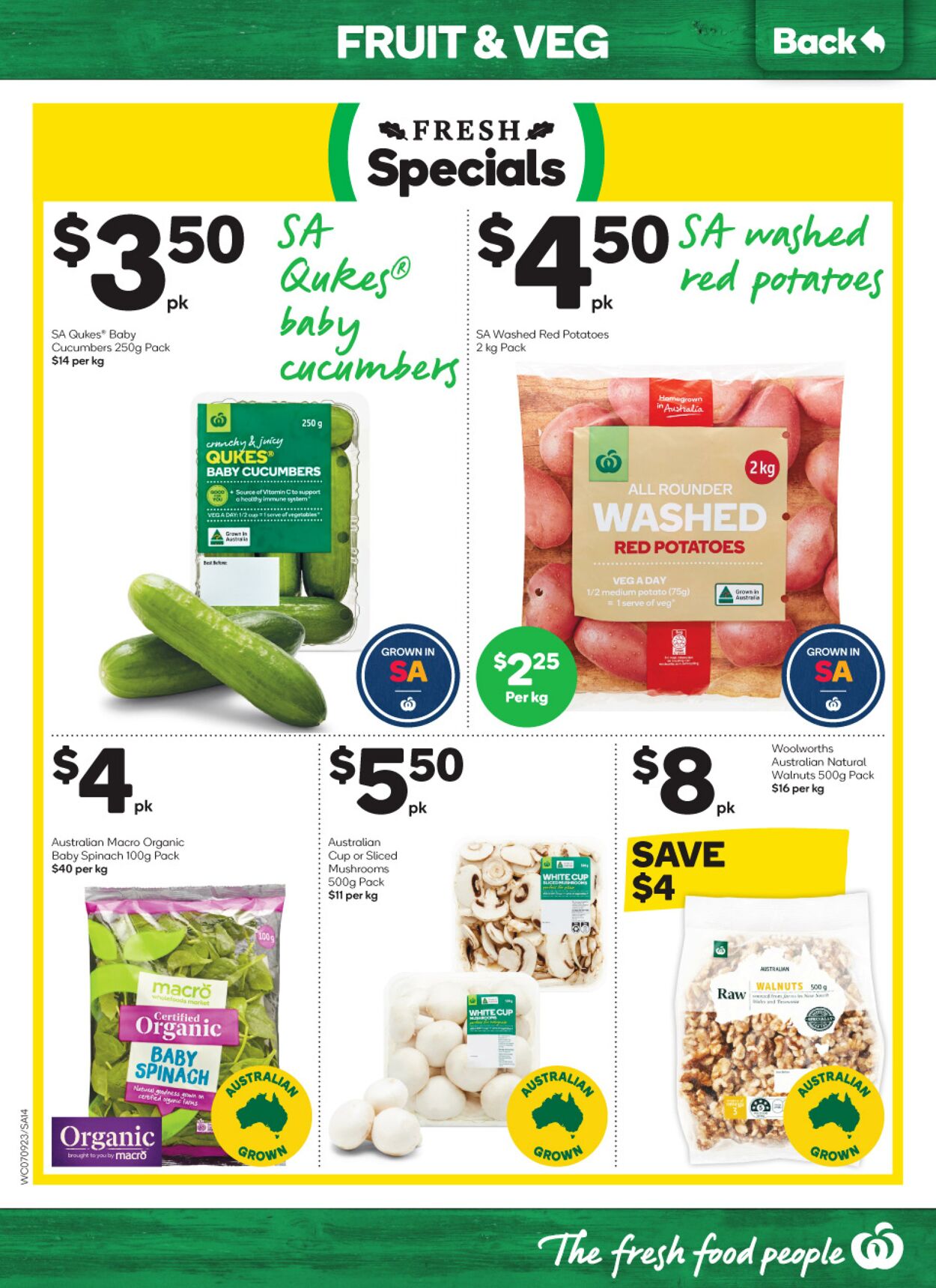 Catalogue Woolworths 07.09.2022 - 13.09.2022