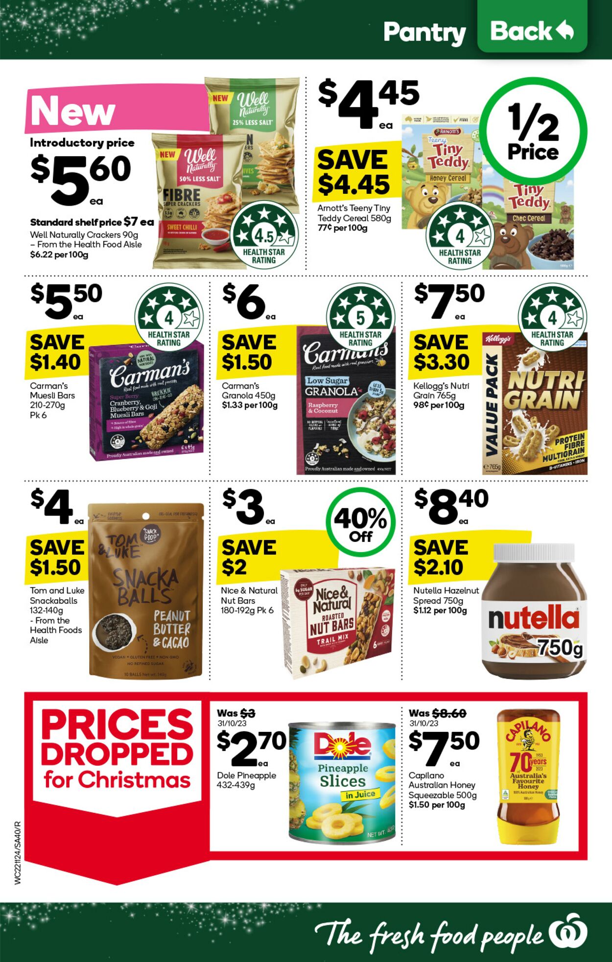 Catalogue Woolworths 22.11.2023 - 28.11.2023