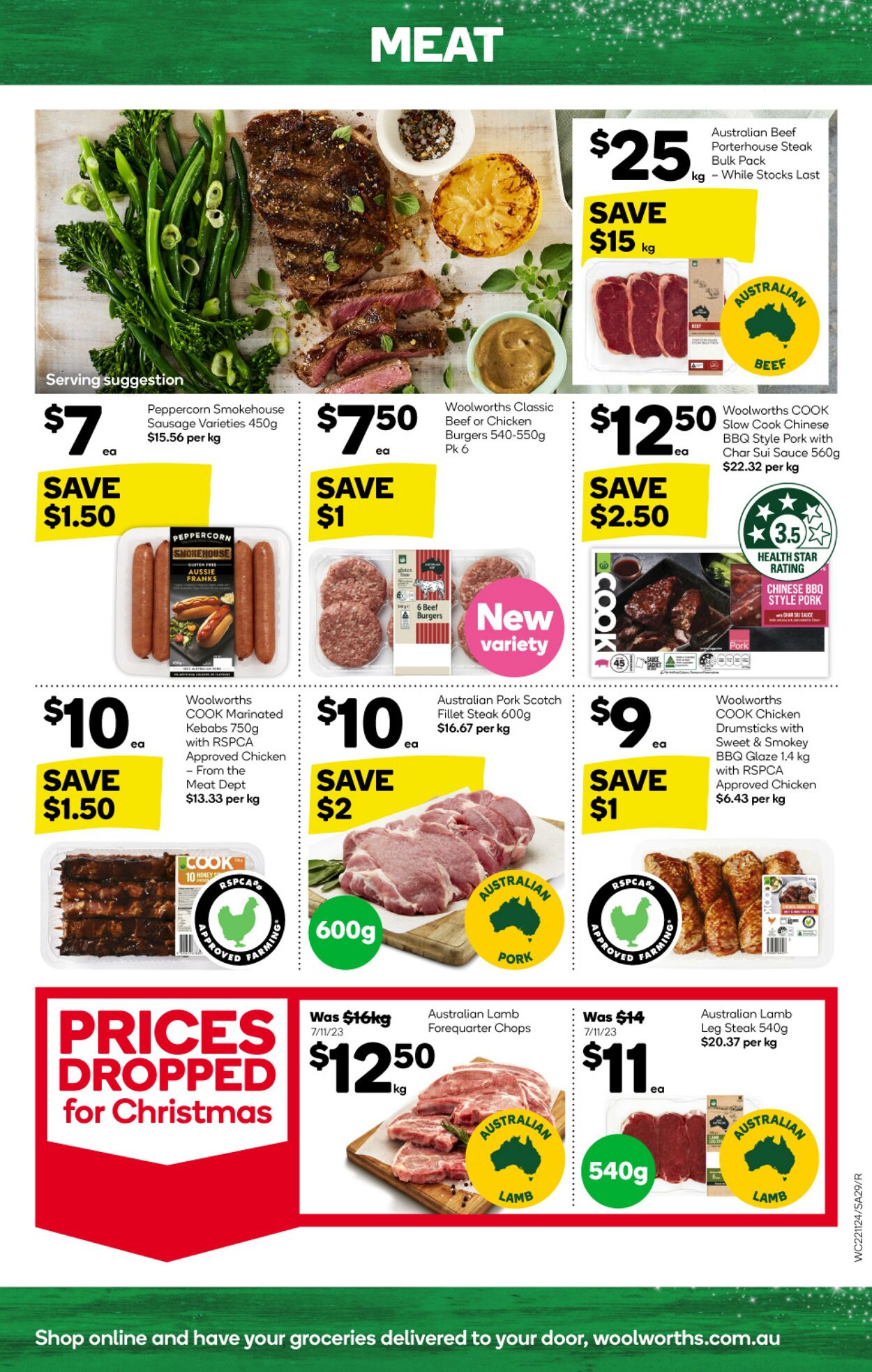 Catalogue Woolworths 22.11.2023 - 28.11.2023