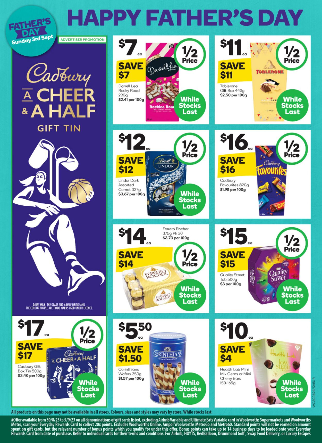 Catalogue Woolworths 30.08.2023 - 05.09.2023