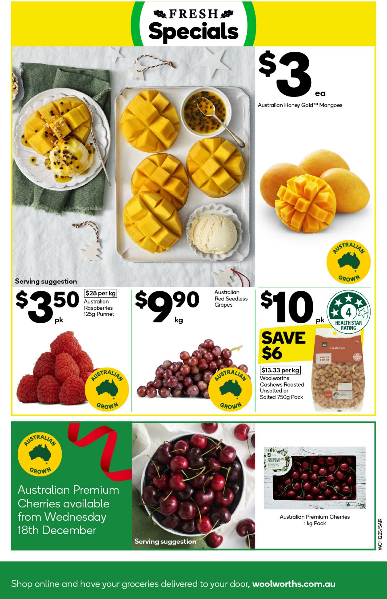 Catalogue Woolworths 11.12.2024 - 17.12.2024