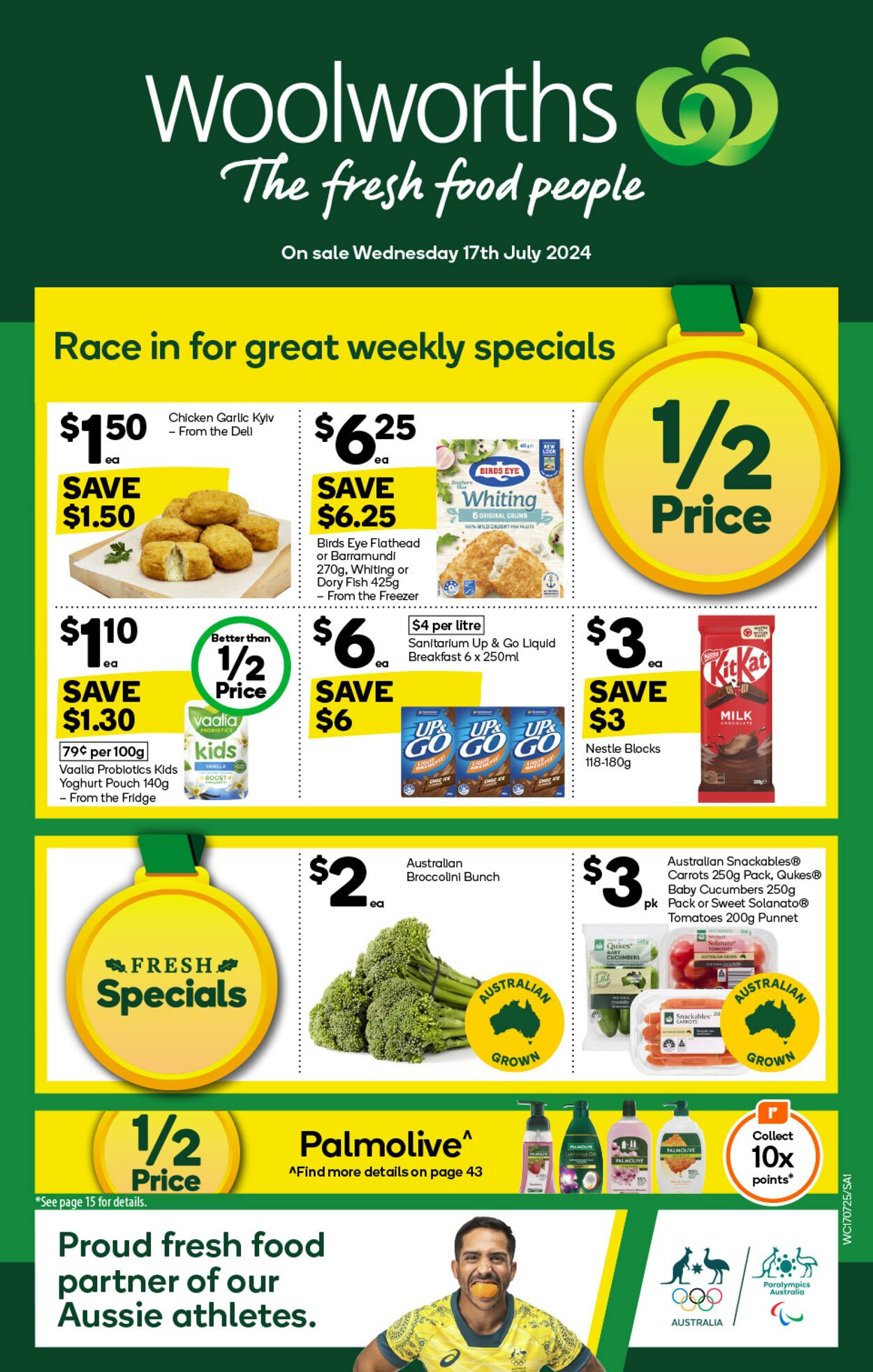 Catalogue Woolworths 17.07.2024 - 23.07.2024