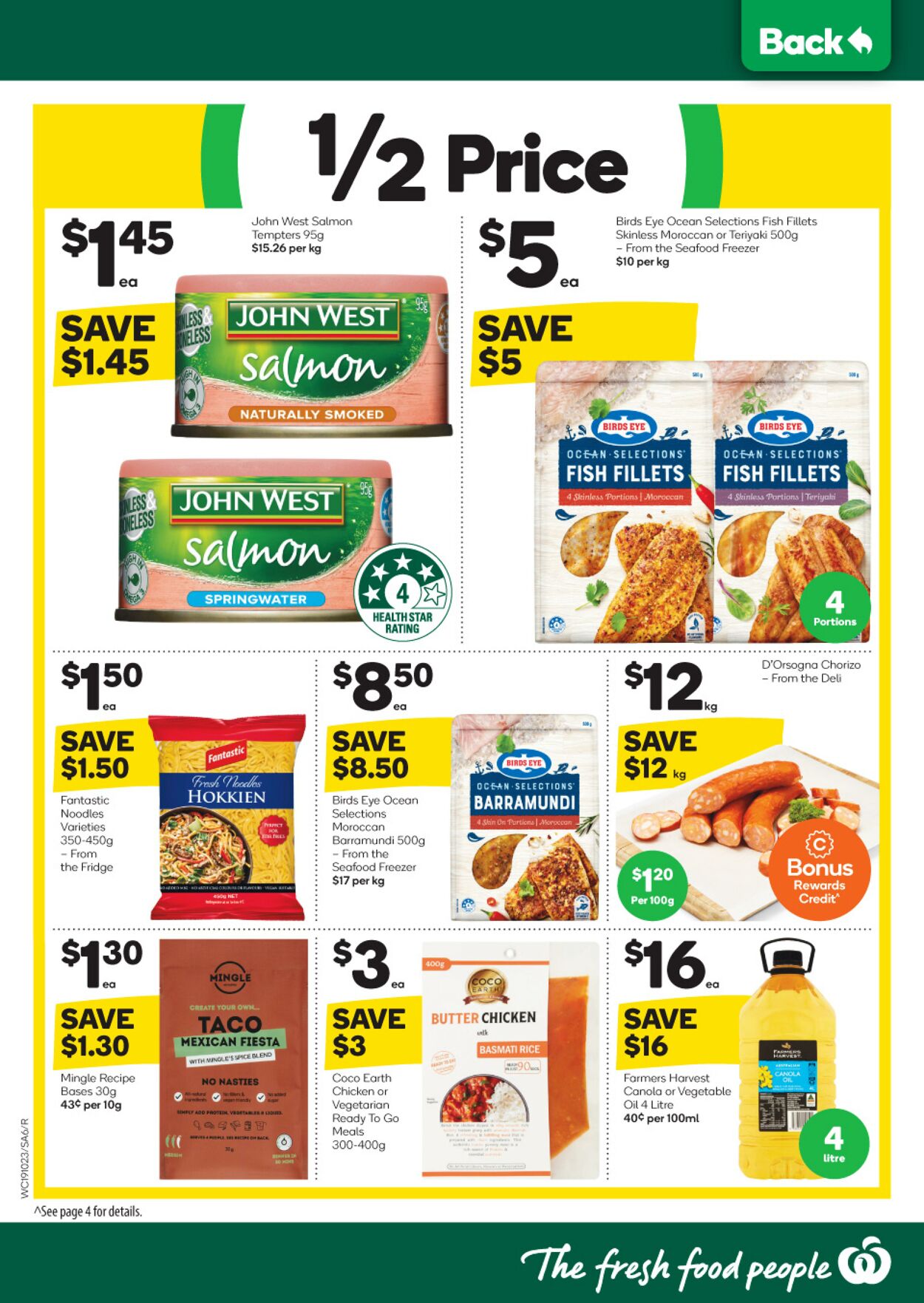 Catalogue Woolworths 19.10.2022 - 25.10.2022