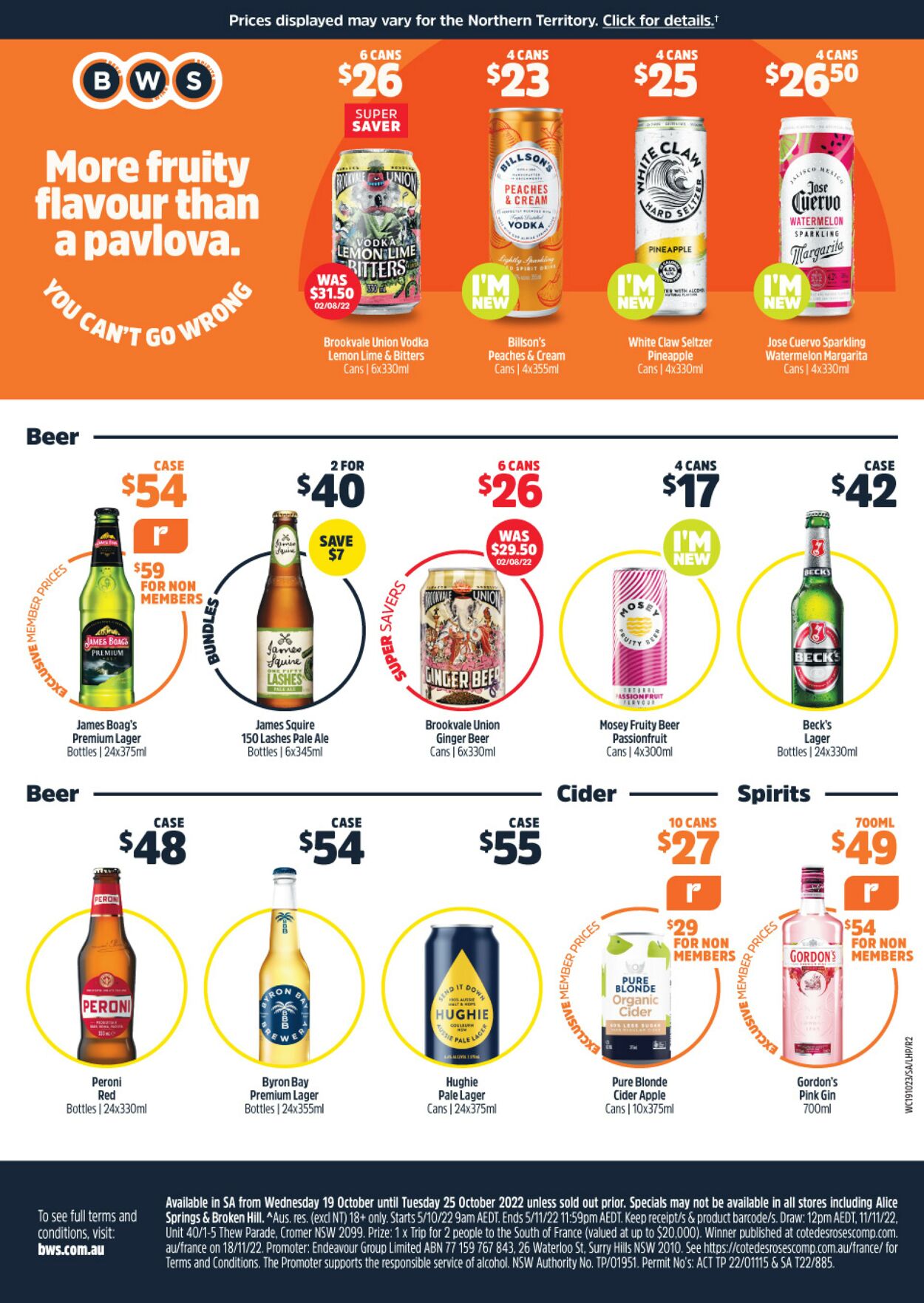 Catalogue Woolworths 19.10.2022 - 25.10.2022