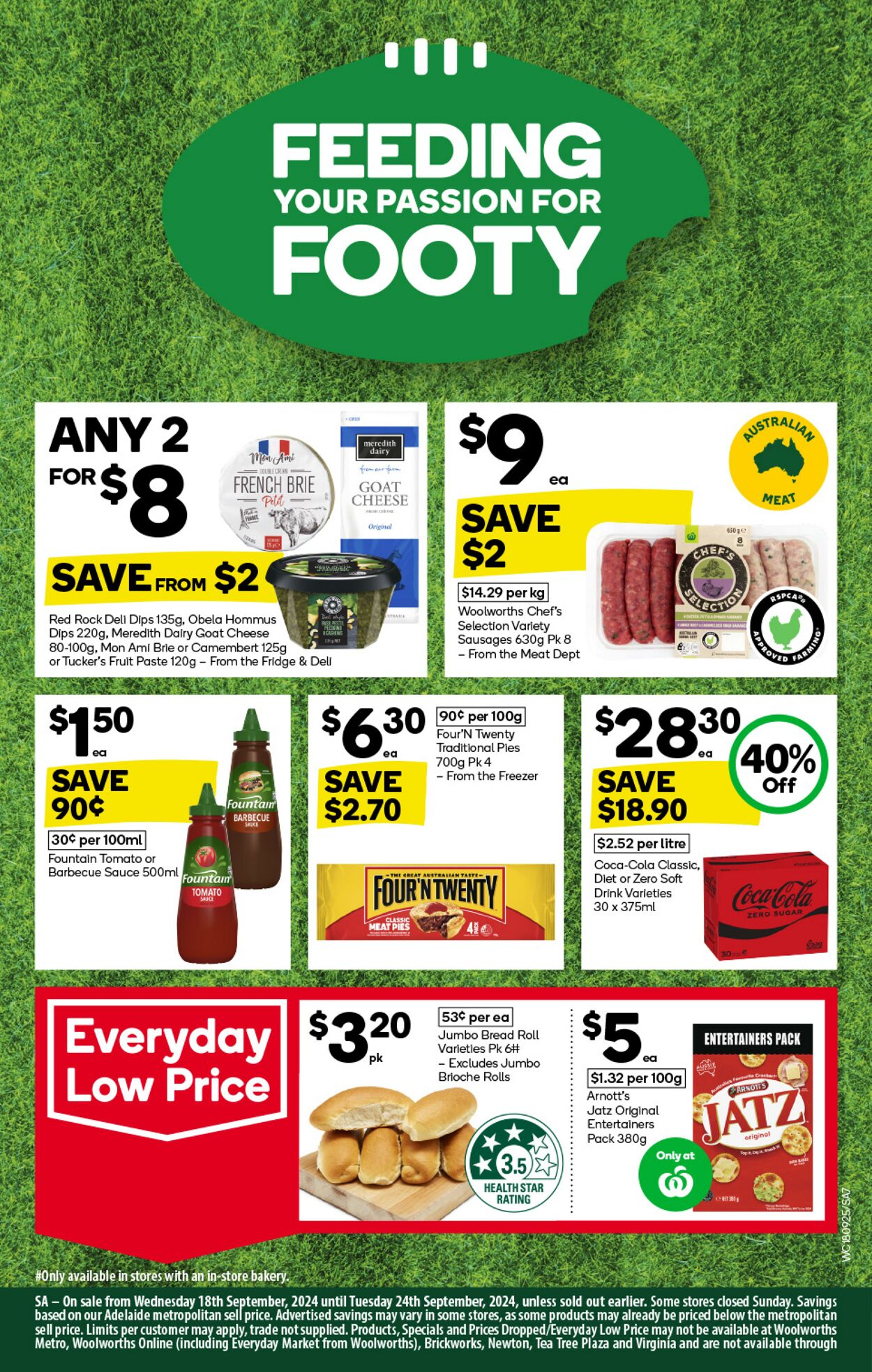 Catalogue Woolworths 18.09.2024 - 24.09.2024