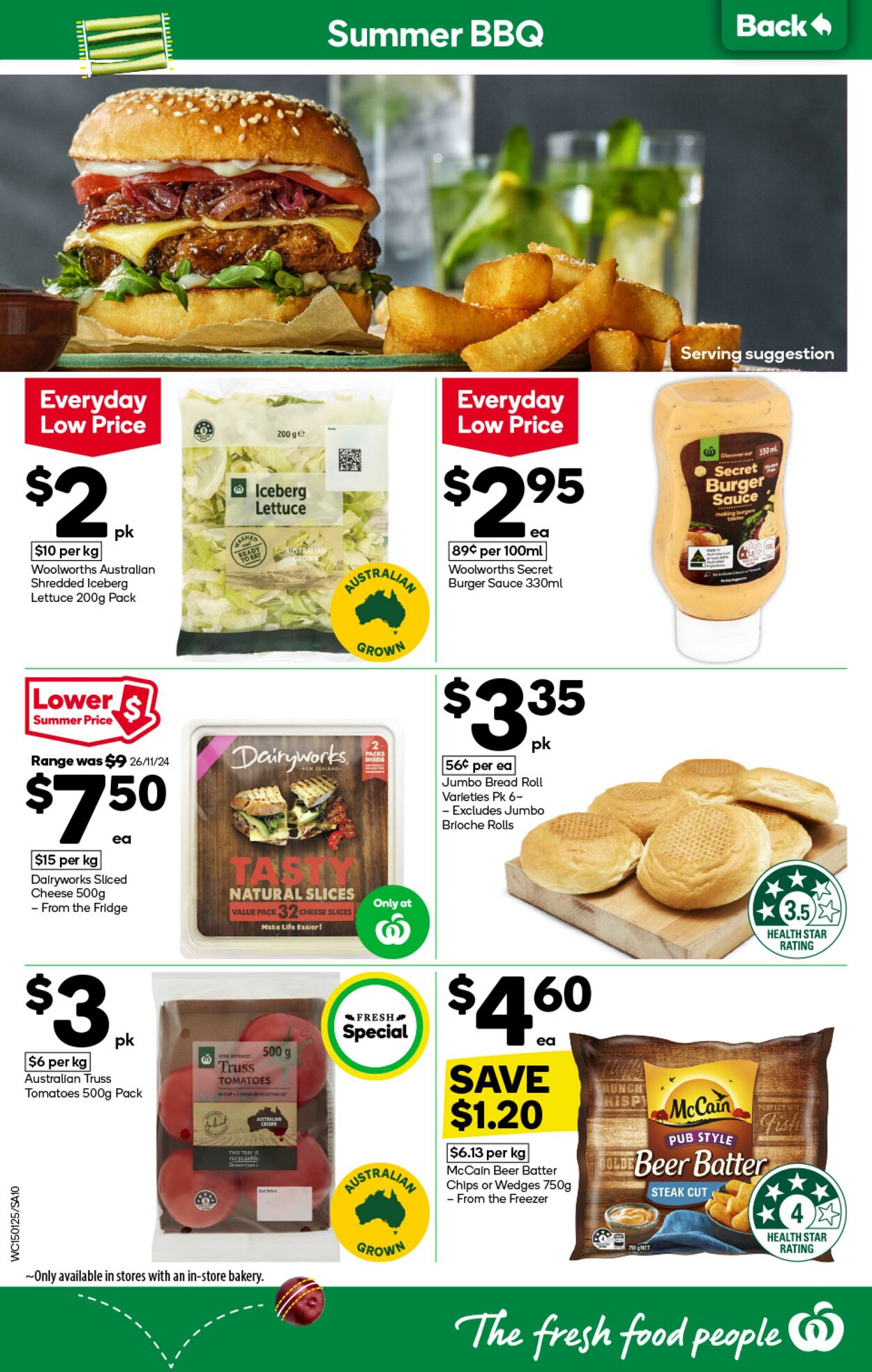 Catalogue Woolworths 15.01.2025 - 21.01.2025