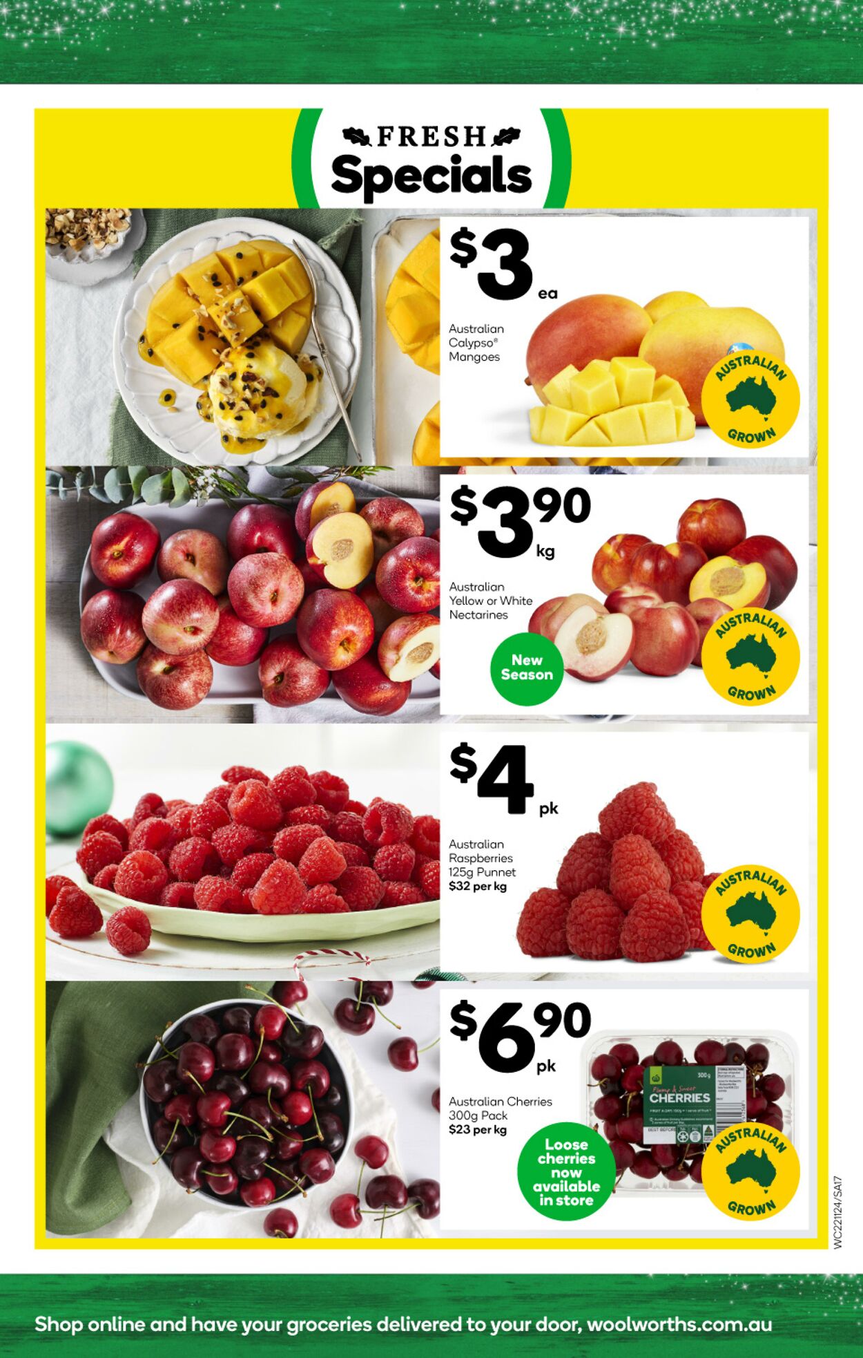 Catalogue Woolworths 22.11.2023 - 28.11.2023