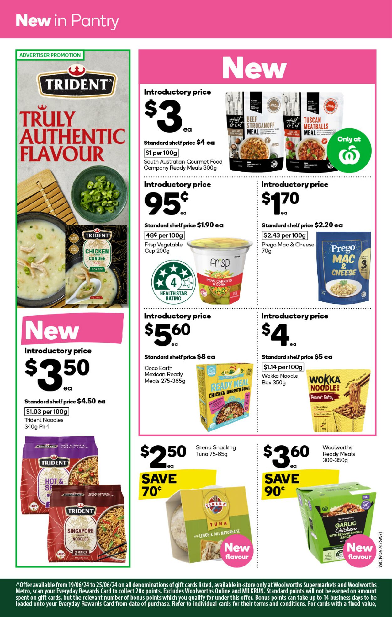 Catalogue Woolworths 19.06.2024 - 25.06.2024