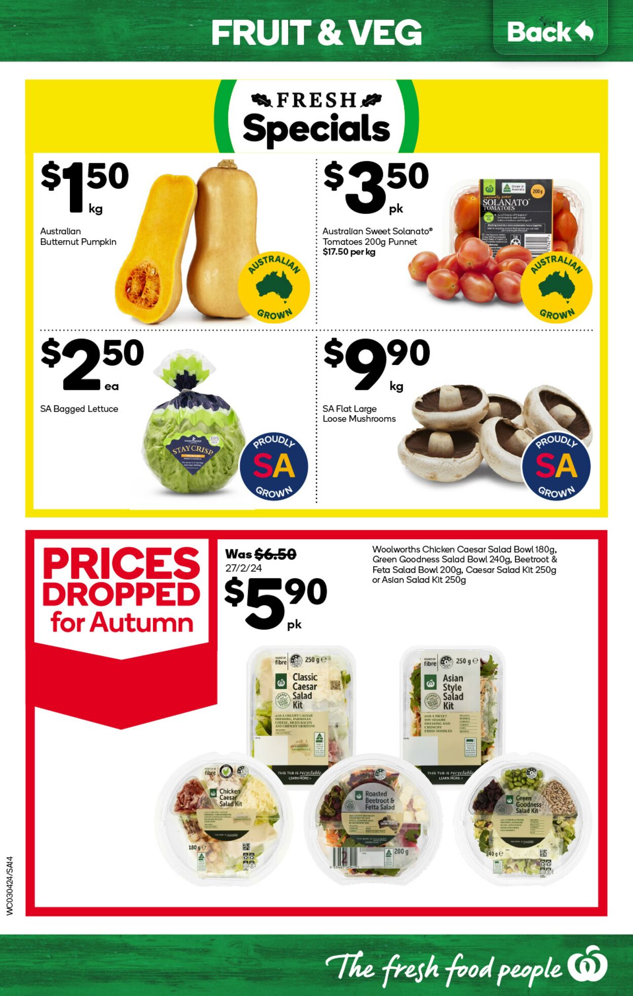 Catalogue Woolworths 03.04.2024 - 09.04.2024