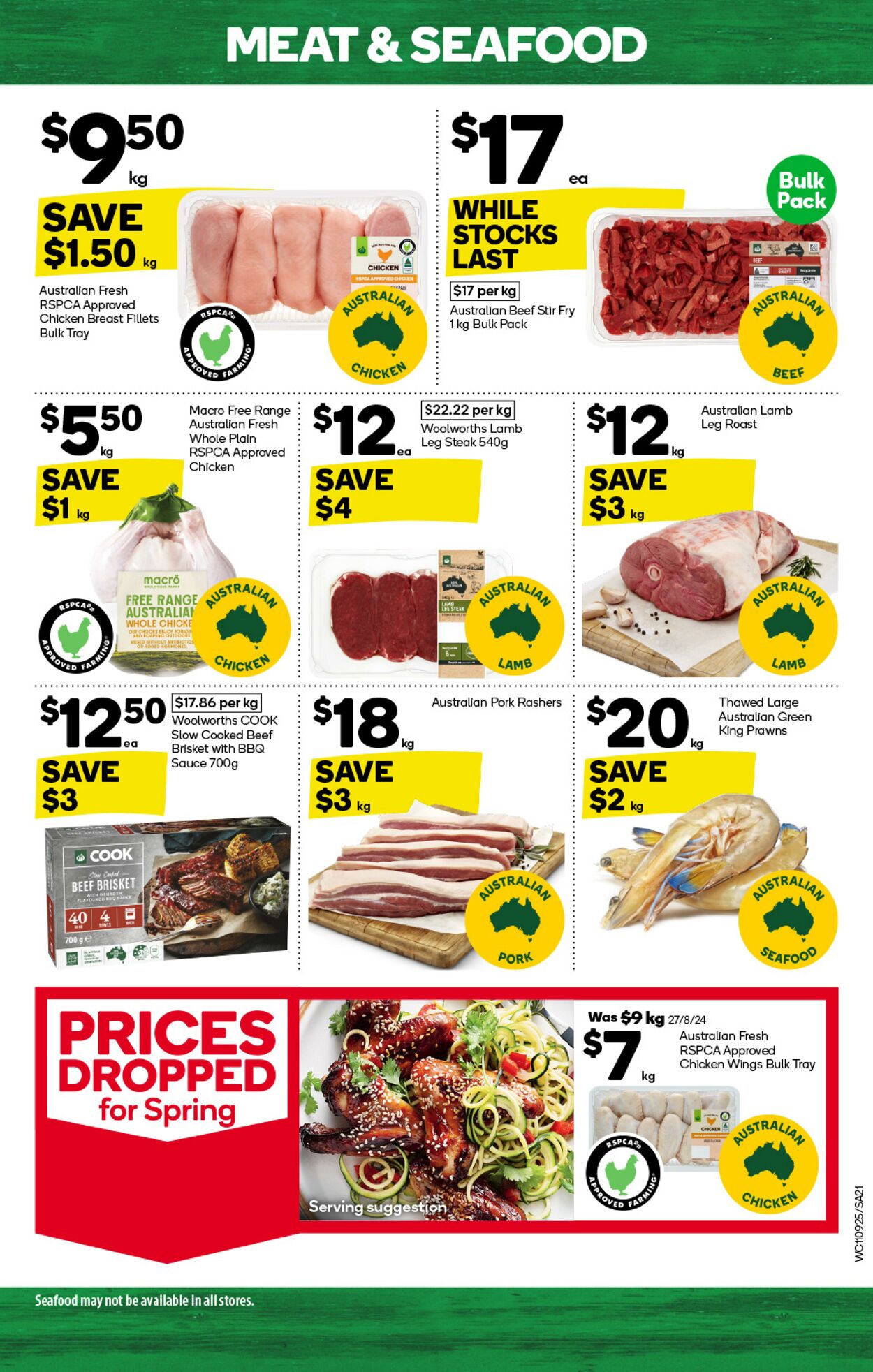 Catalogue Woolworths 11.09.2024 - 17.09.2024