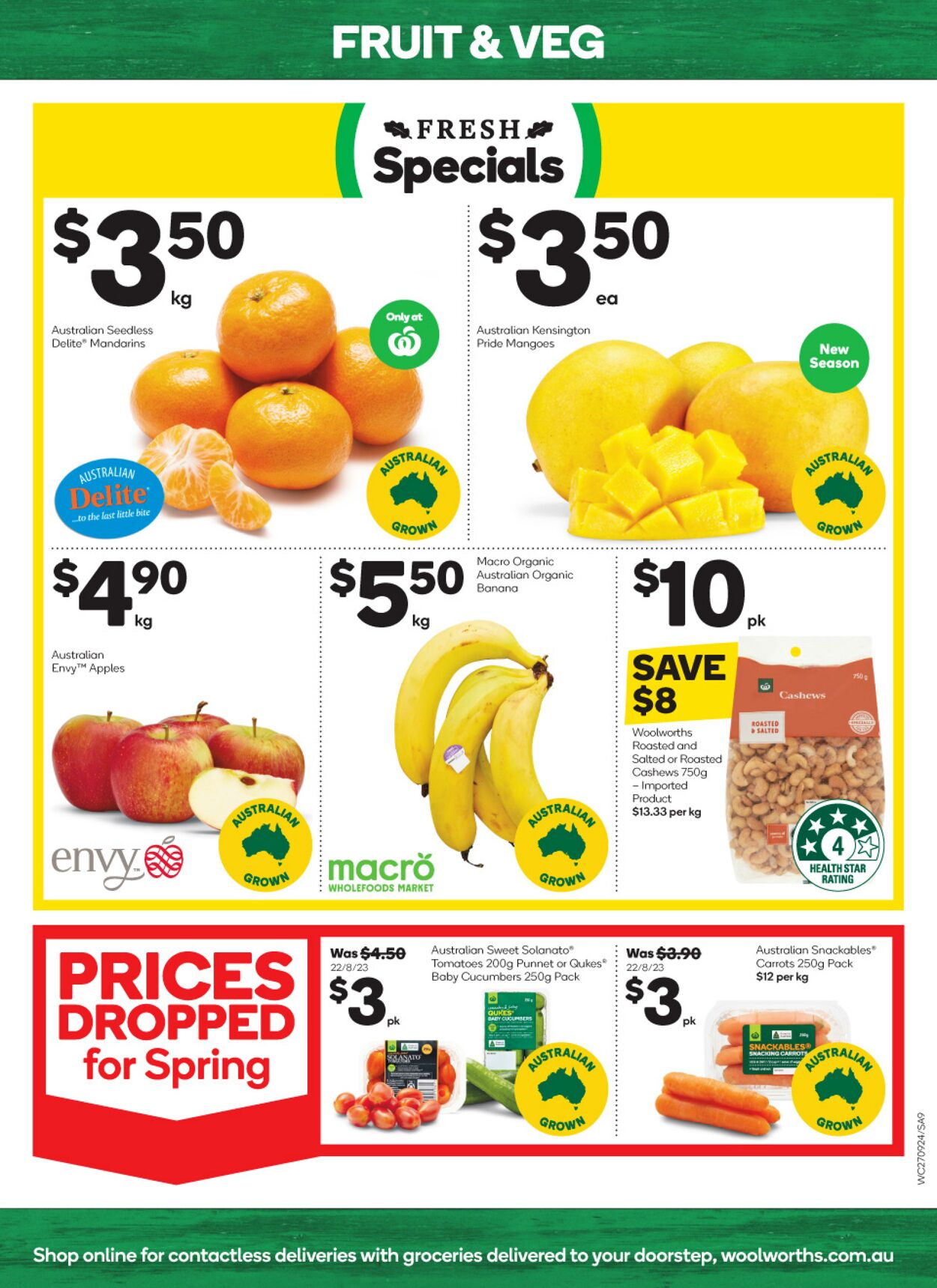 Catalogue Woolworths 27.09.2023 - 03.10.2023