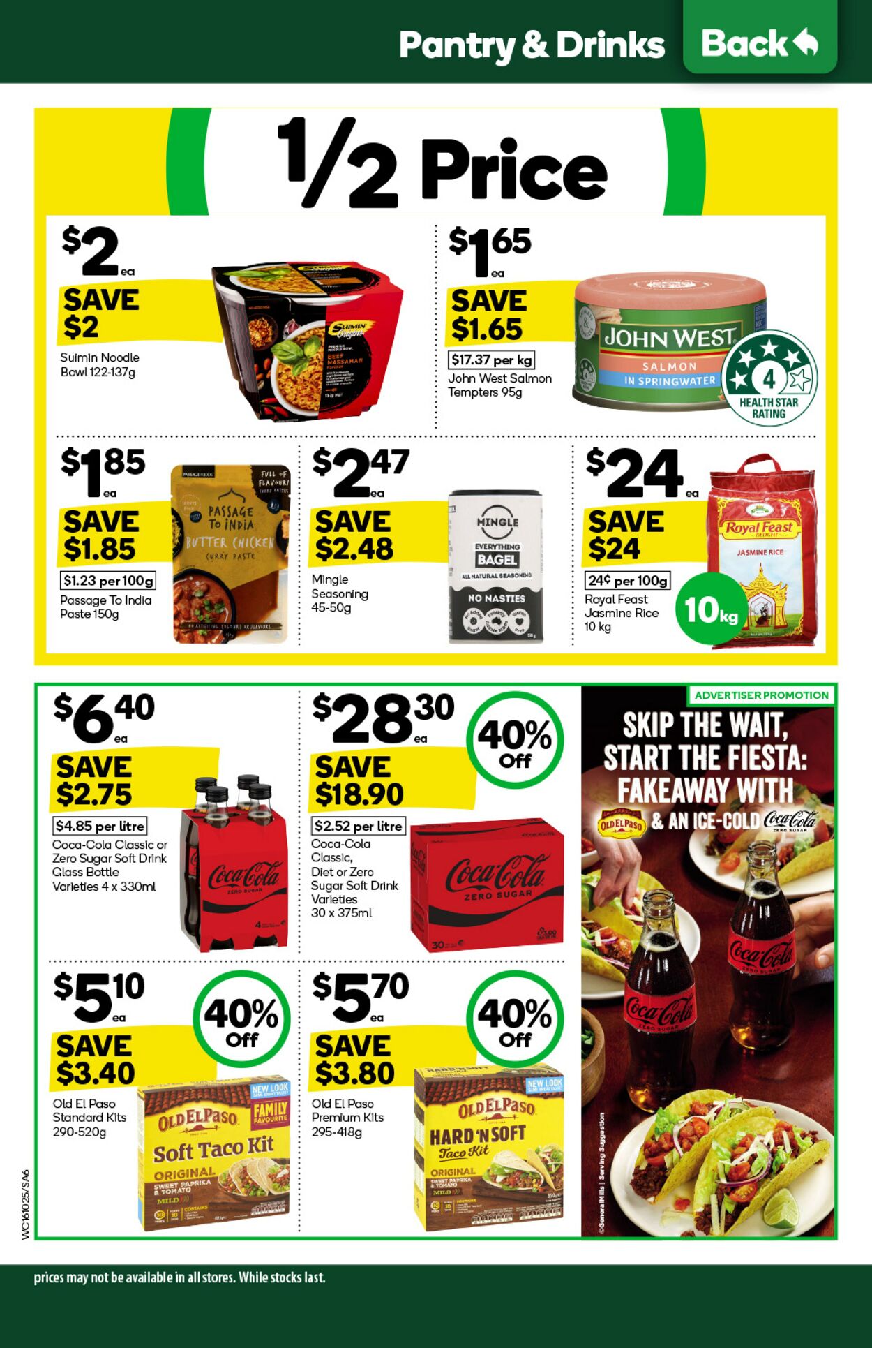 Catalogue Woolworths 16.10.2024 - 22.10.2024