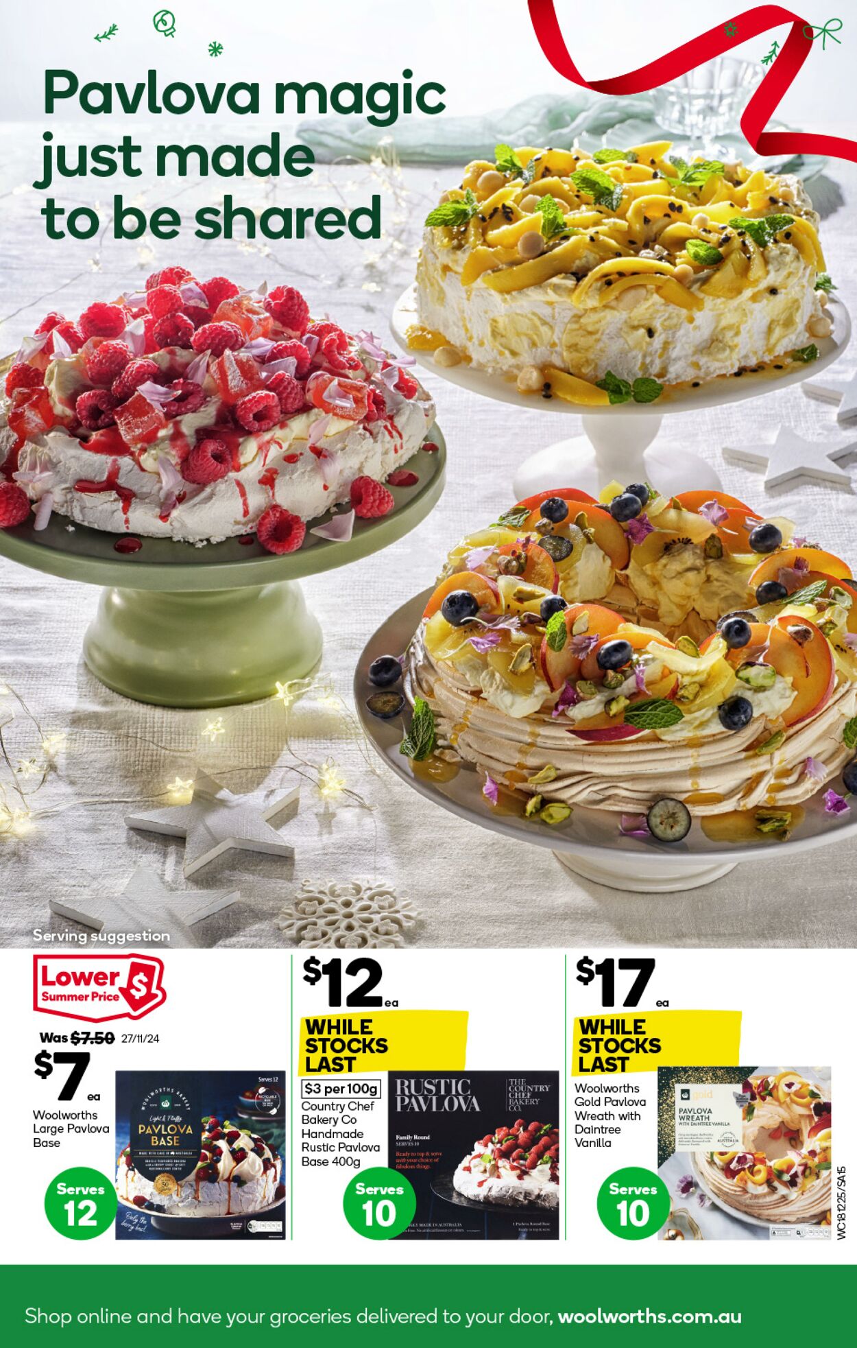 Catalogue Woolworths 18.12.2024 - 24.12.2024