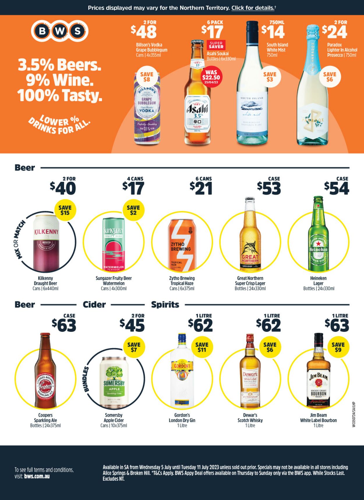 Catalogue Woolworths 05.07.2023 - 11.07.2023