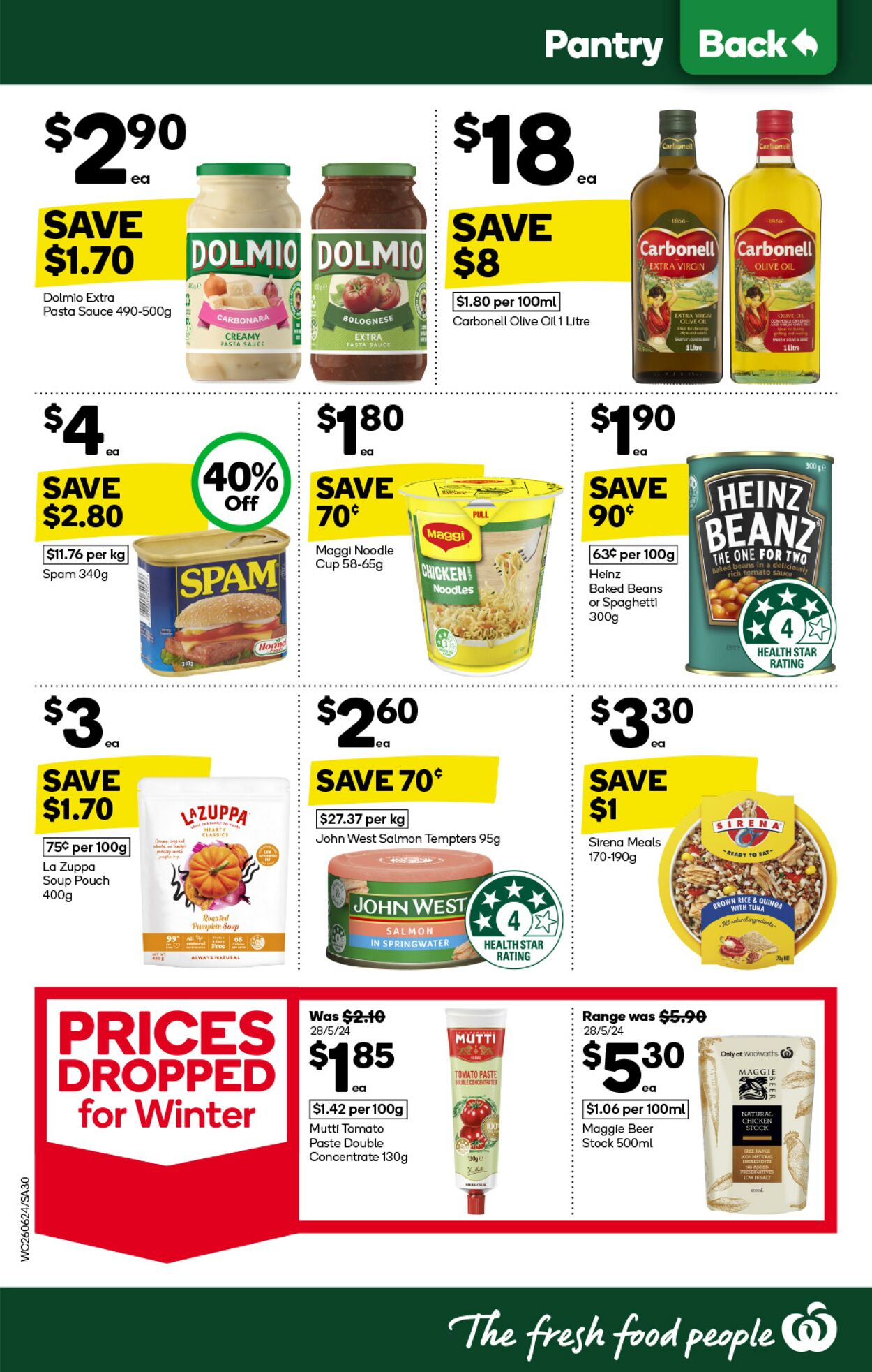 Catalogue Woolworths 26.06.2024 - 02.07.2024