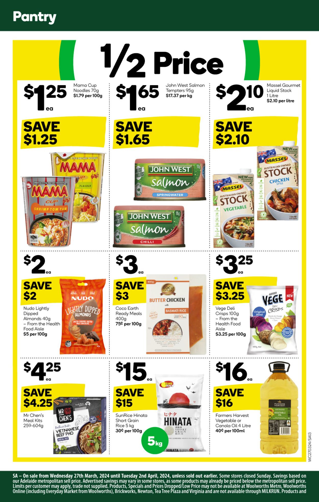 Catalogue Woolworths 27.03.2024 - 02.04.2024