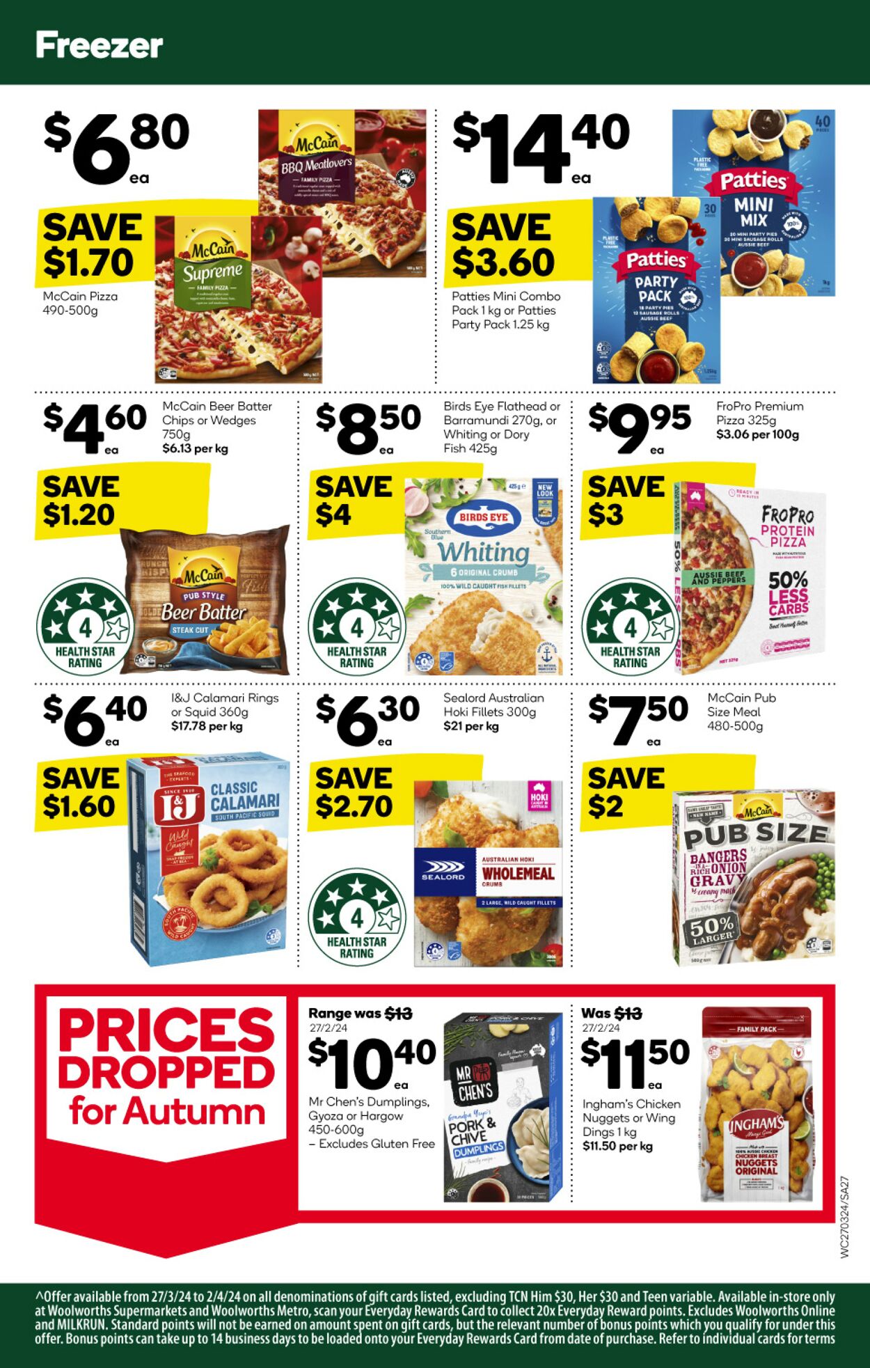 Catalogue Woolworths 27.03.2024 - 02.04.2024