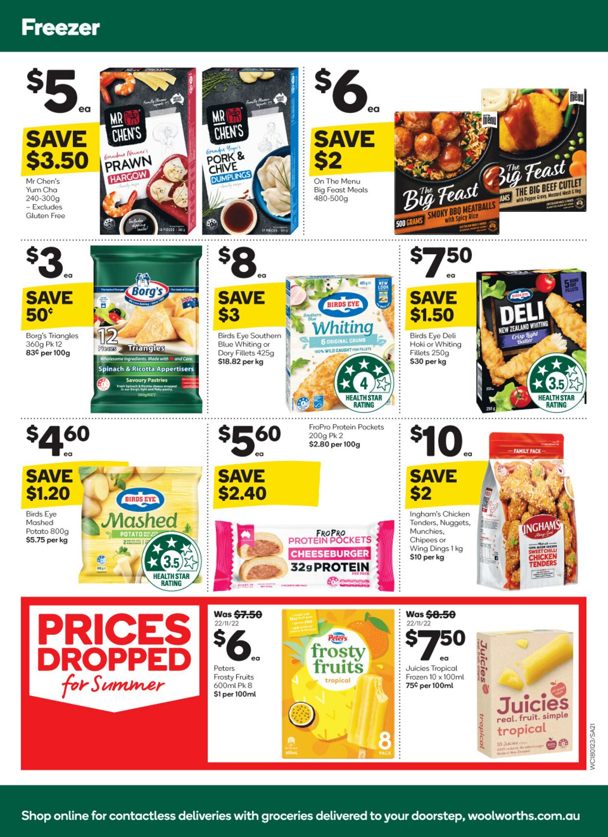 Catalogue Woolworths 18.01.2023 - 24.01.2023