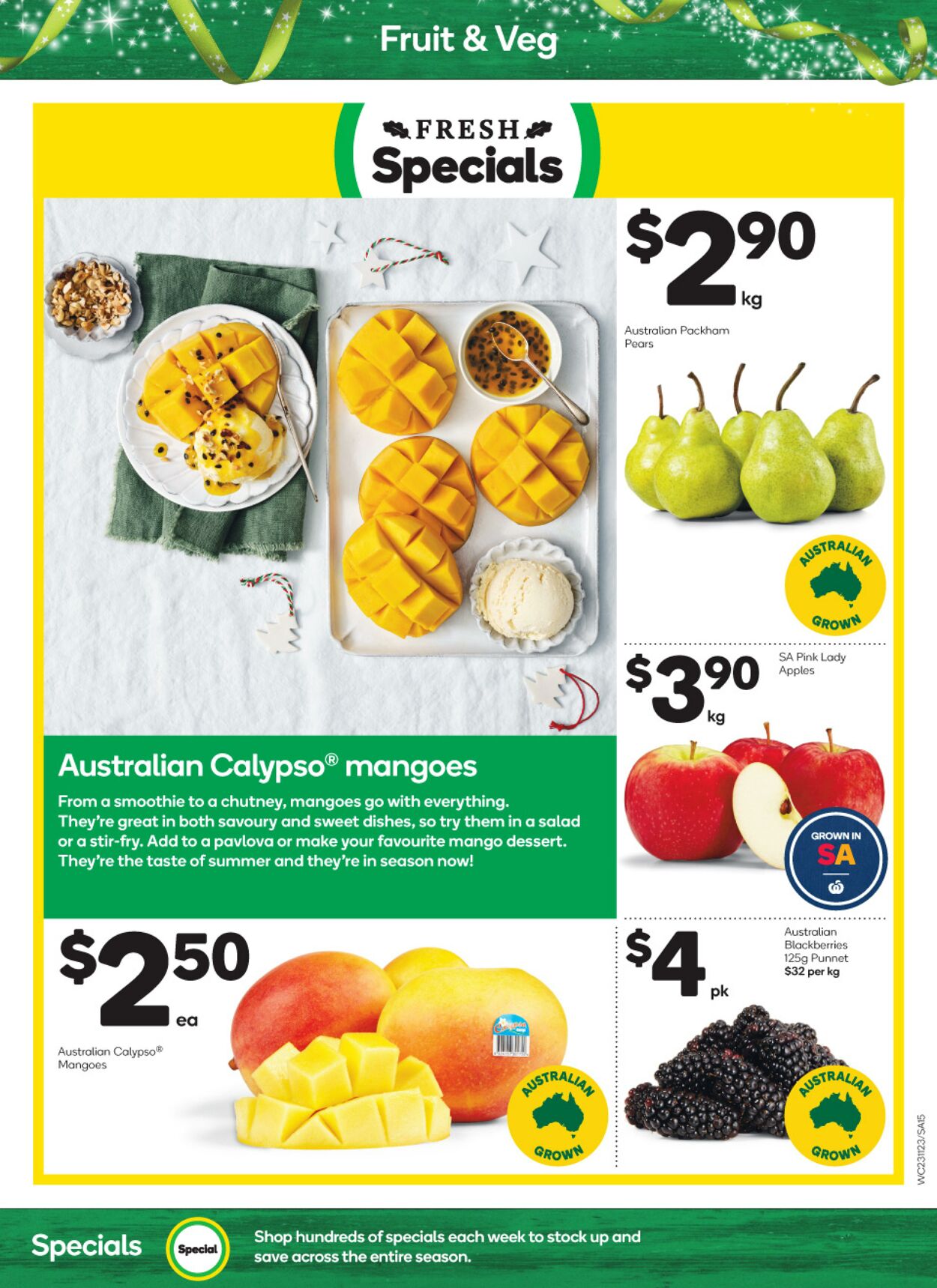 Catalogue Woolworths 23.11.2022 - 29.11.2022