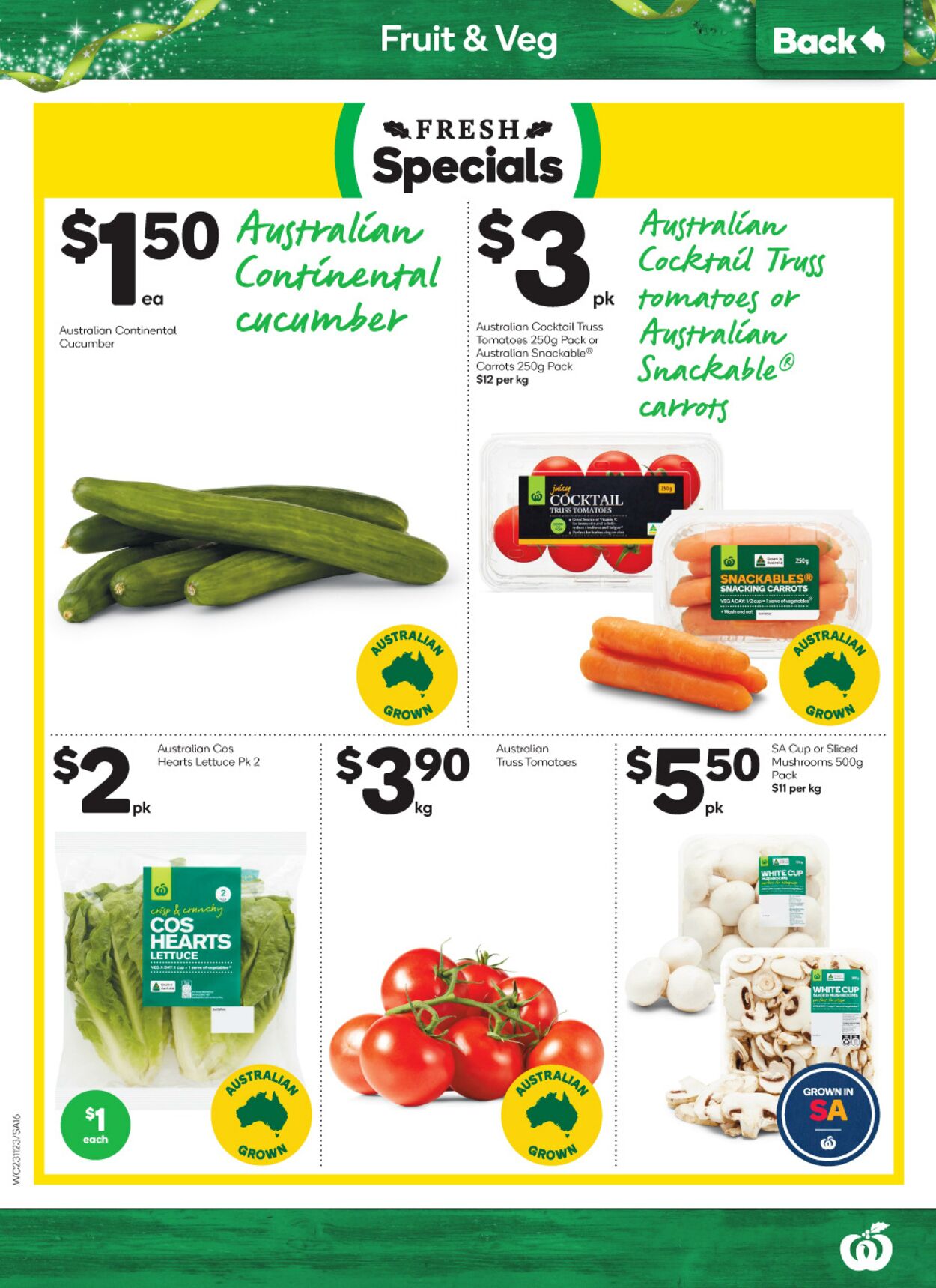 Catalogue Woolworths 23.11.2022 - 29.11.2022