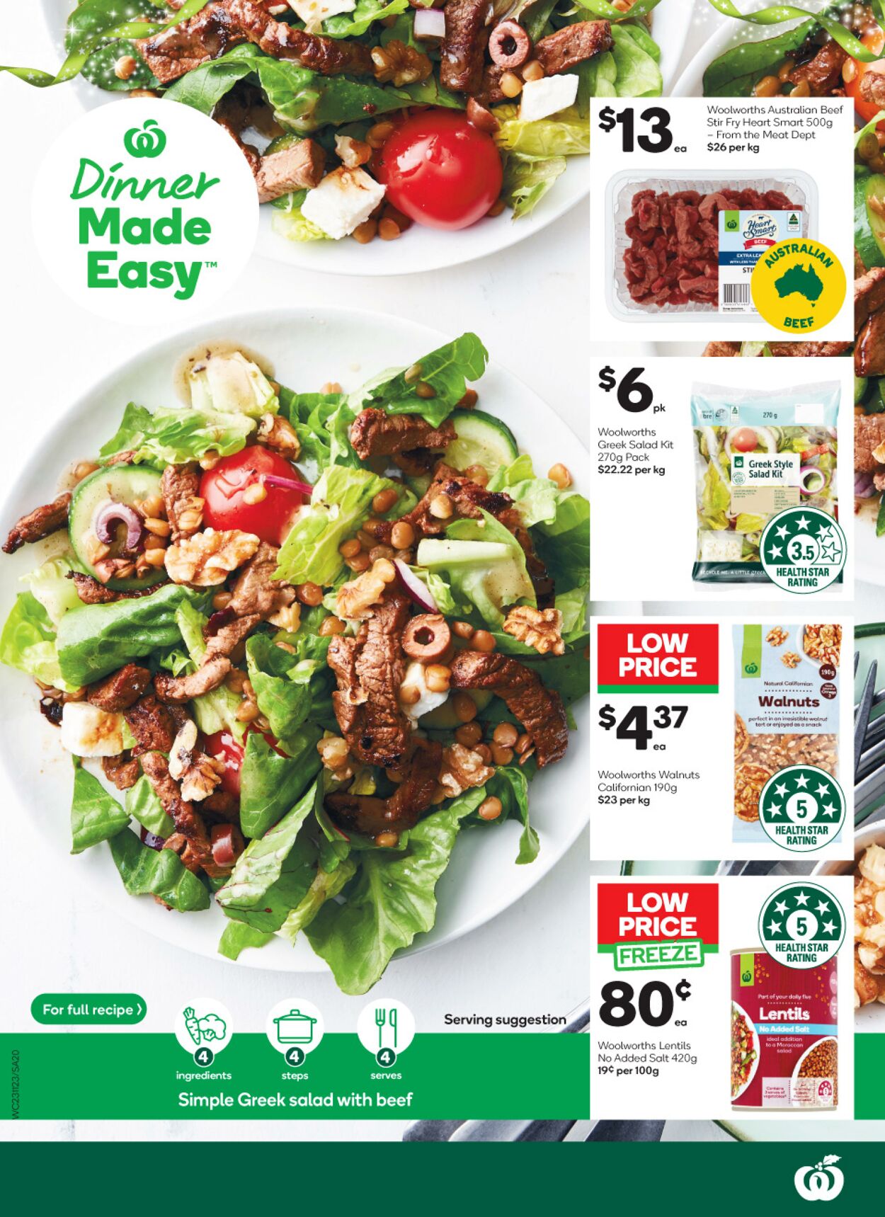 Catalogue Woolworths 23.11.2022 - 29.11.2022