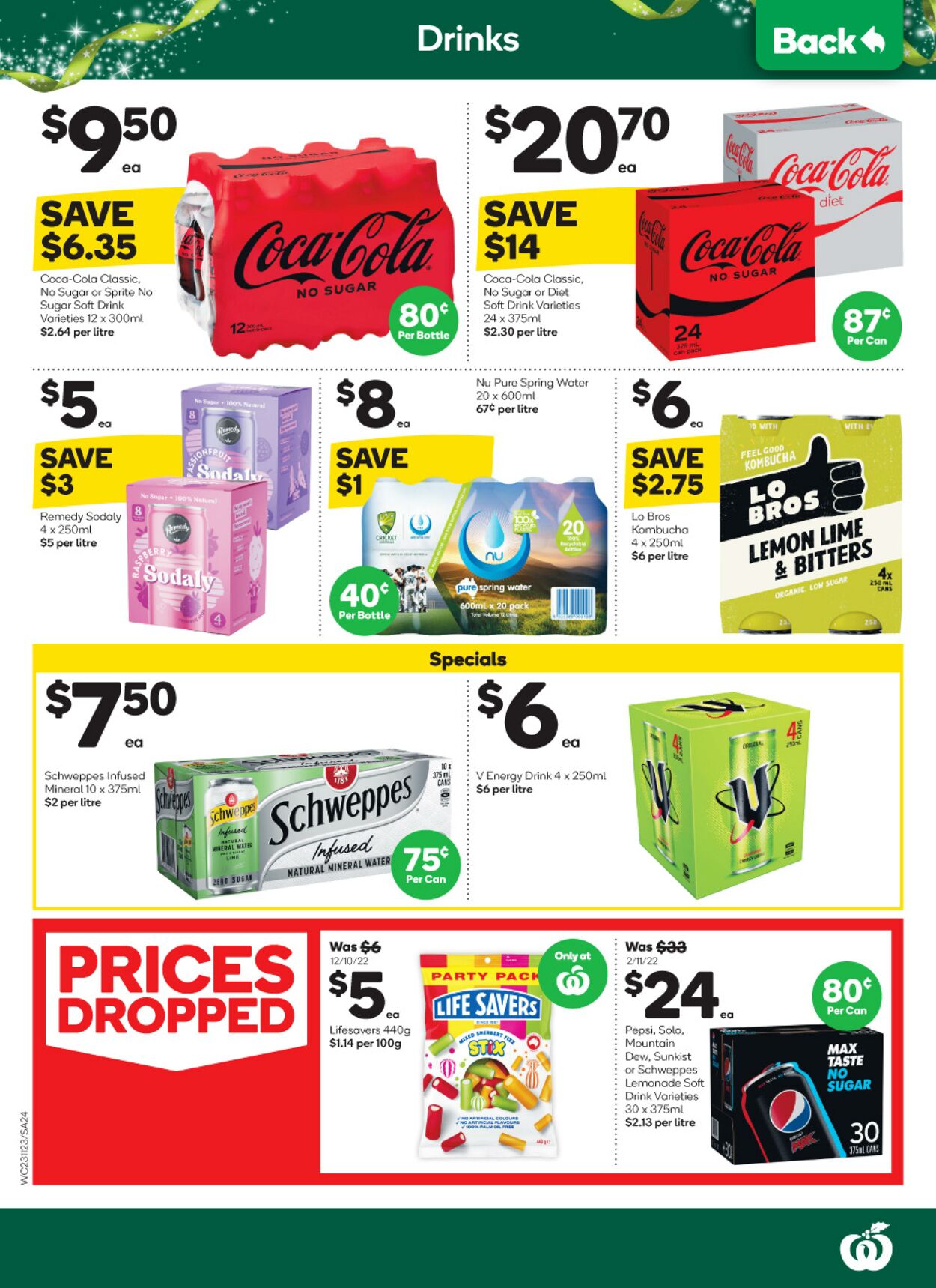 Catalogue Woolworths 23.11.2022 - 29.11.2022