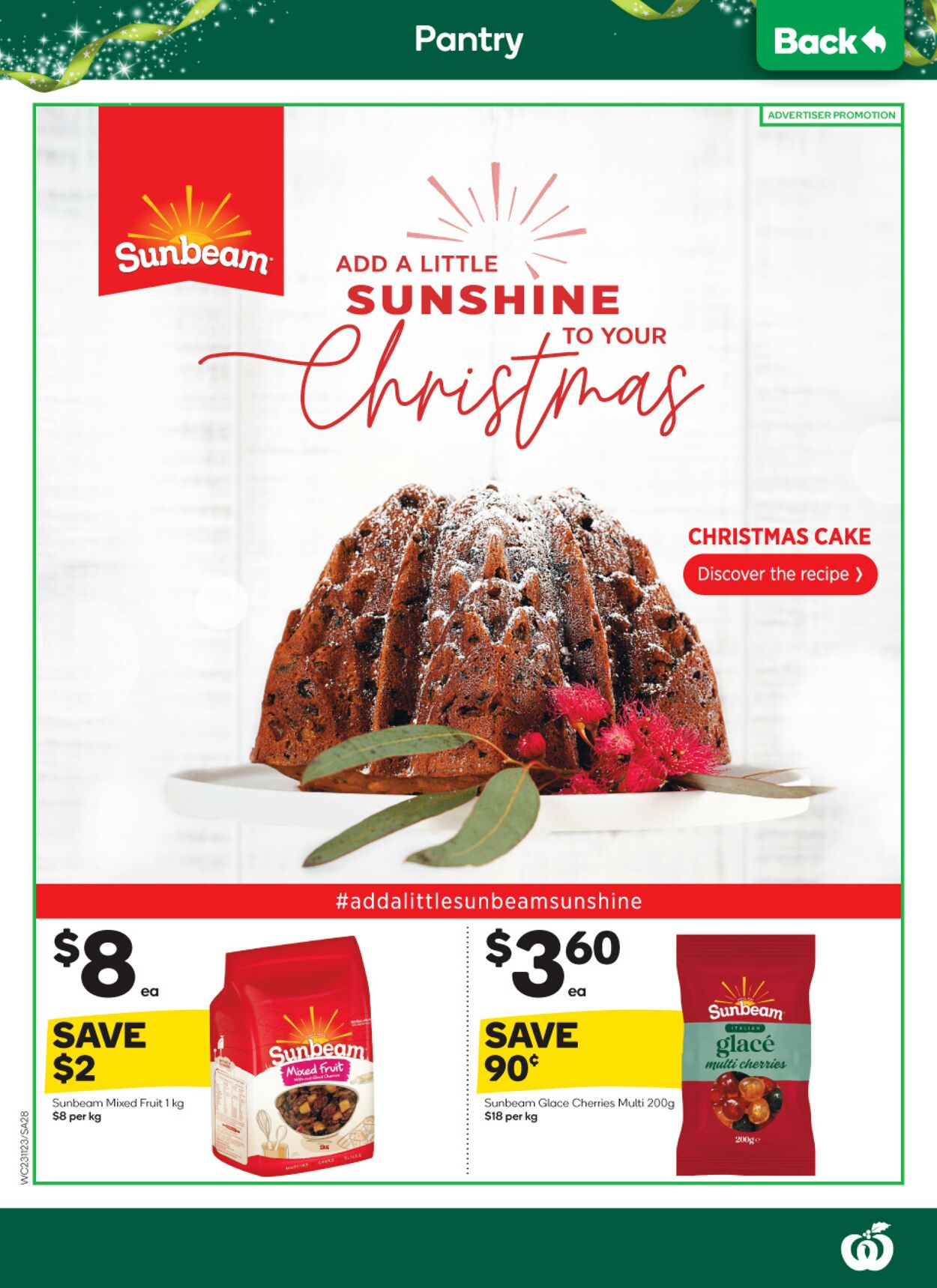 Catalogue Woolworths 23.11.2022 - 29.11.2022