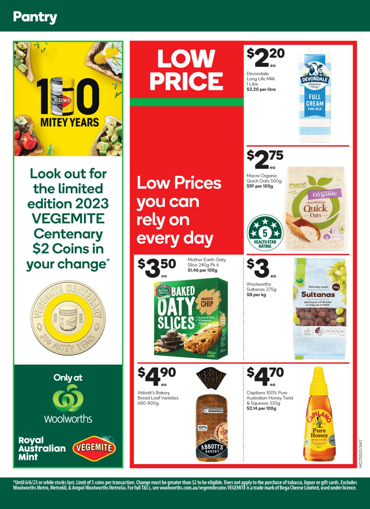 Catalogue Woolworths 17.05.2023 - 23.05.2023