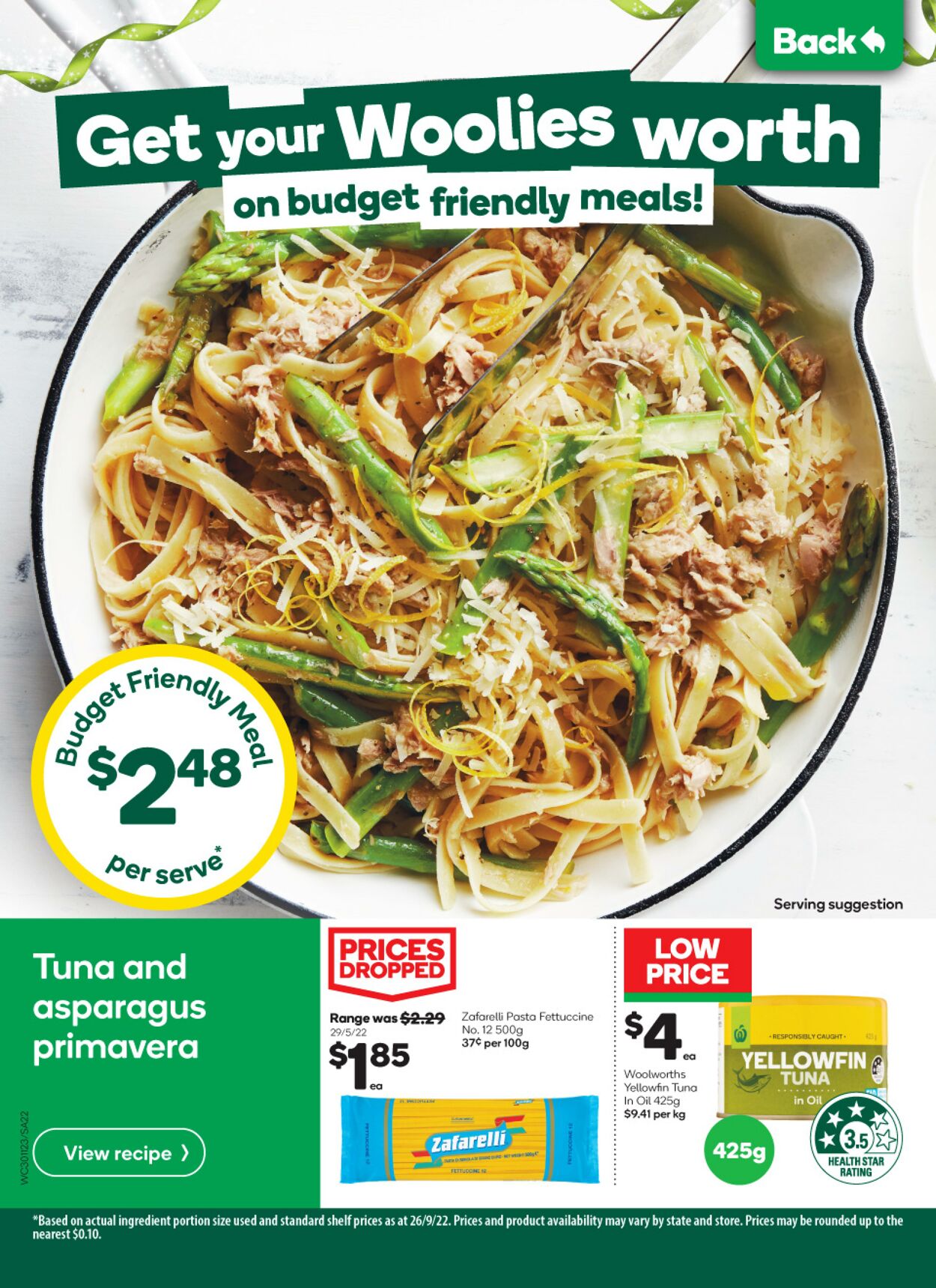 Catalogue Woolworths 30.11.2022 - 06.12.2022