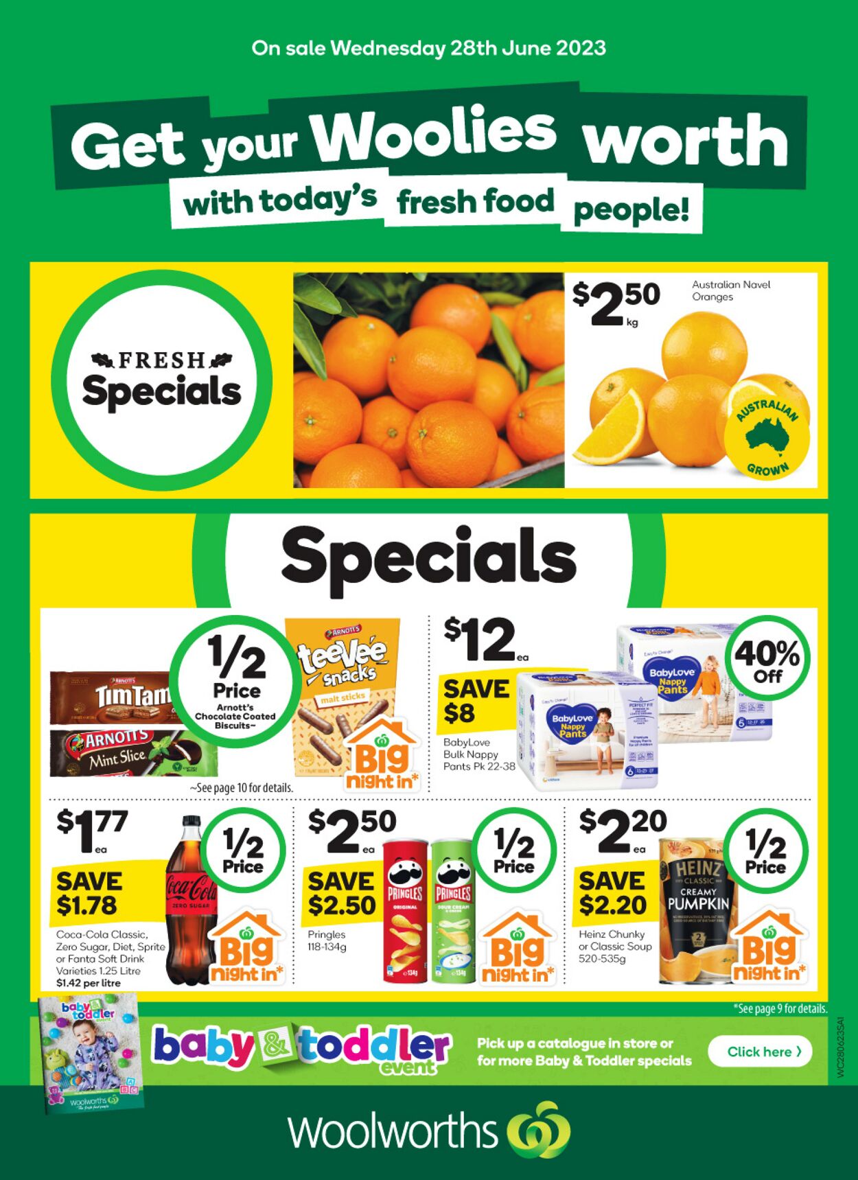 Catalogue Woolworths 28.06.2023 - 04.07.2023