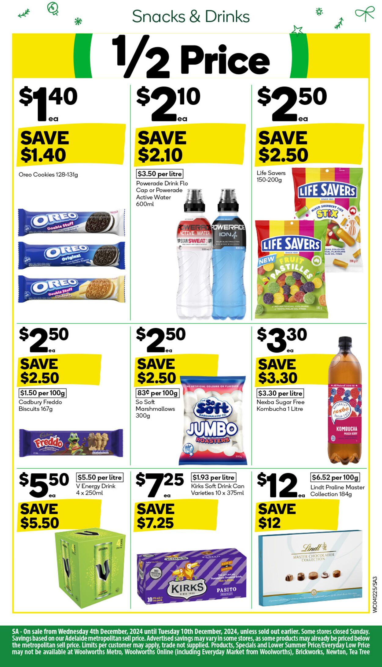 Catalogue Woolworths 04.12.2024 - 10.12.2024