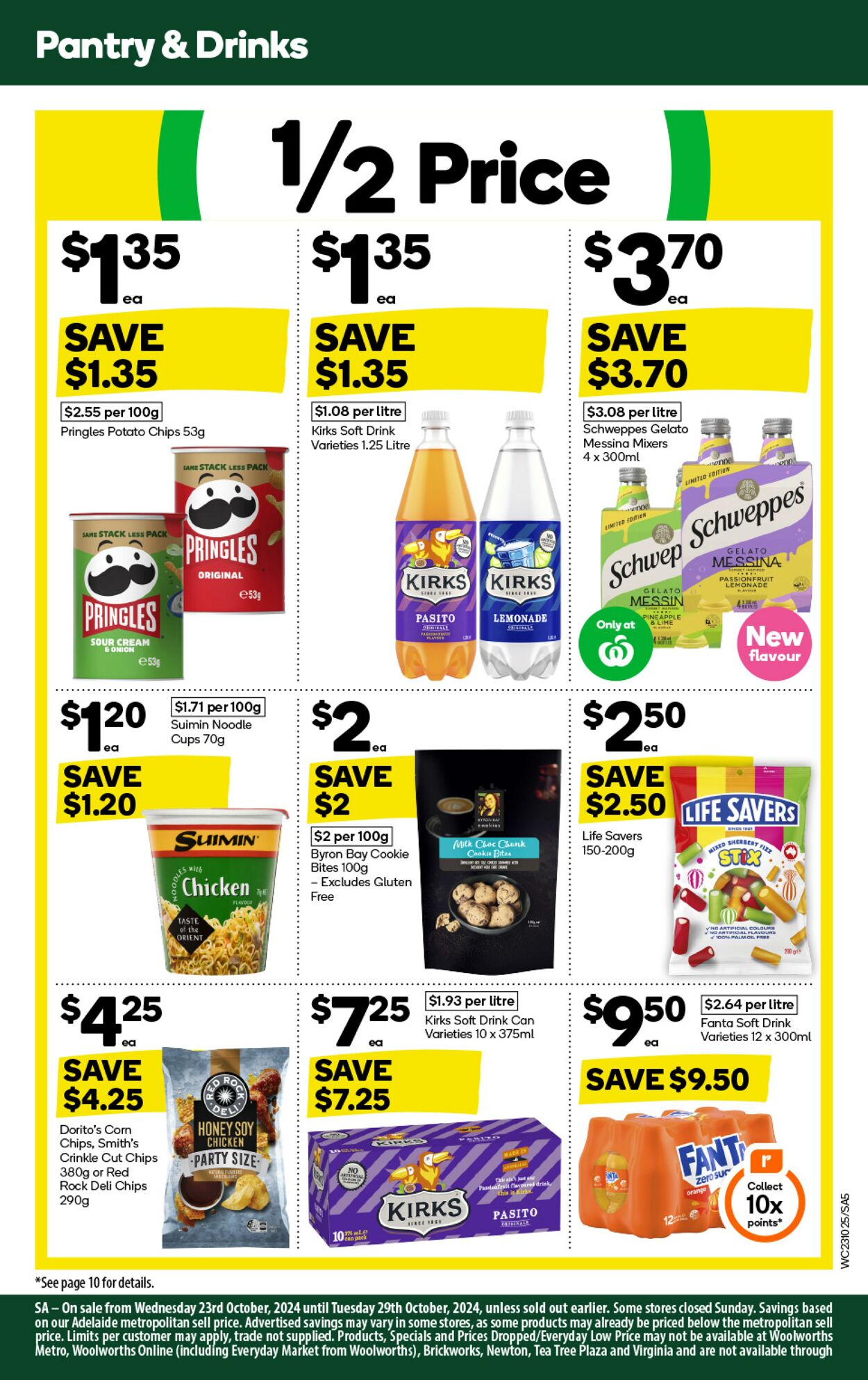 Catalogue Woolworths 23.10.2024 - 29.10.2024