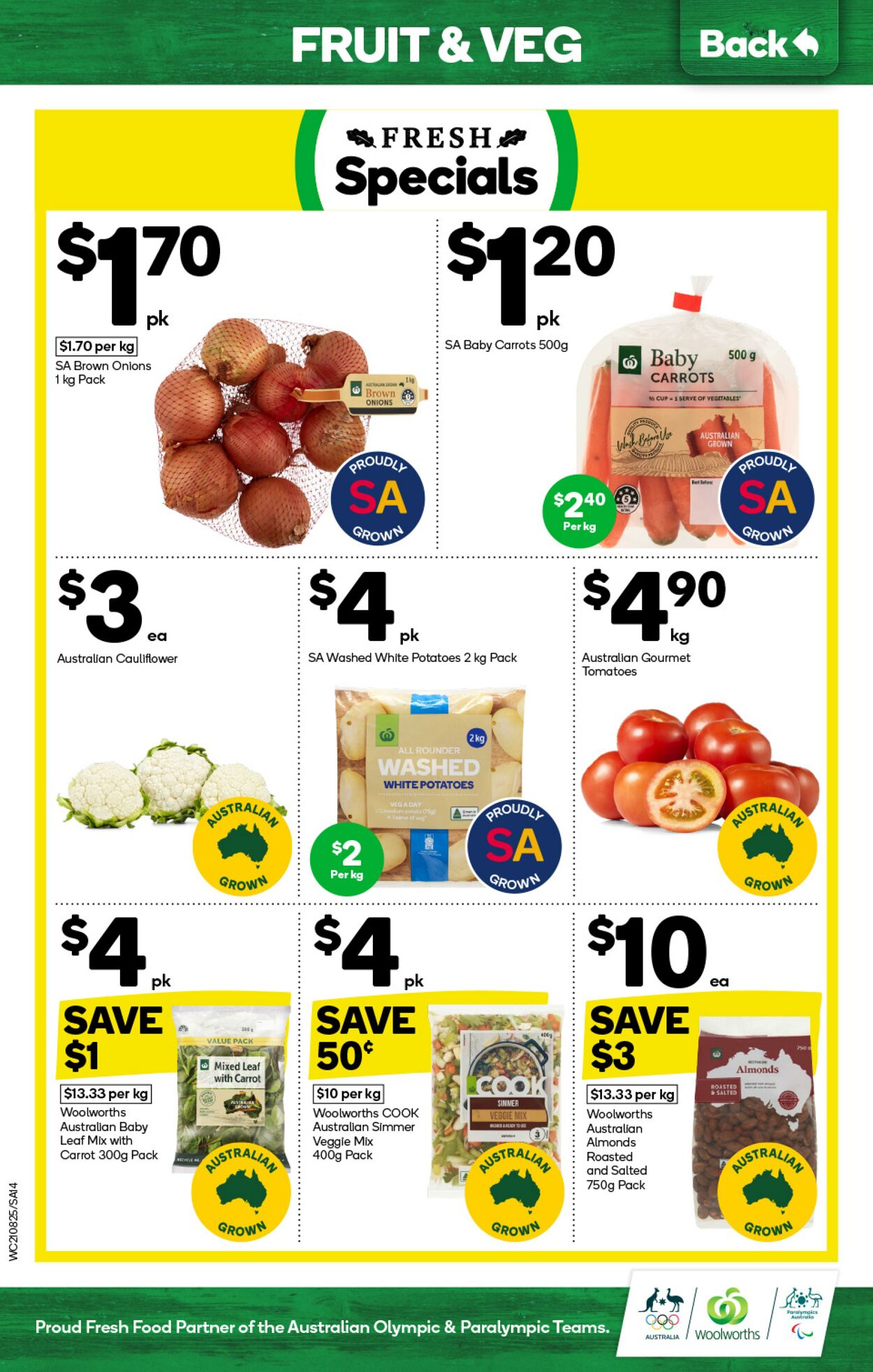 Catalogue Woolworths 21.08.2024 - 27.08.2024