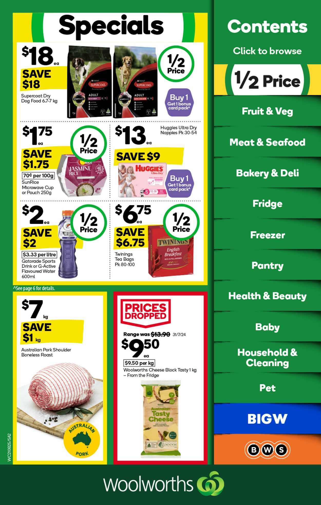 Catalogue Woolworths 21.08.2024 - 27.08.2024