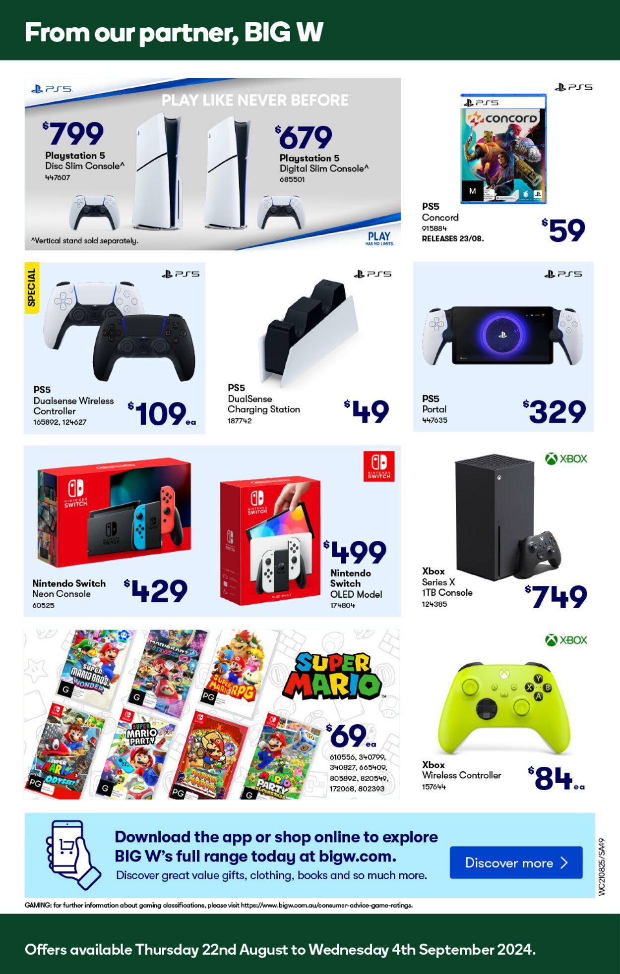 Catalogue Woolworths 21.08.2024 - 27.08.2024