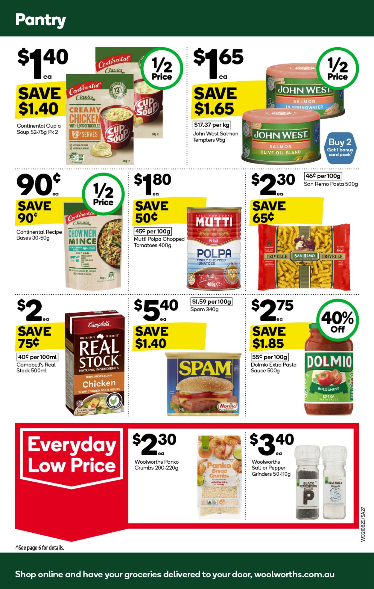 Catalogue Woolworths 21.08.2024 - 27.08.2024