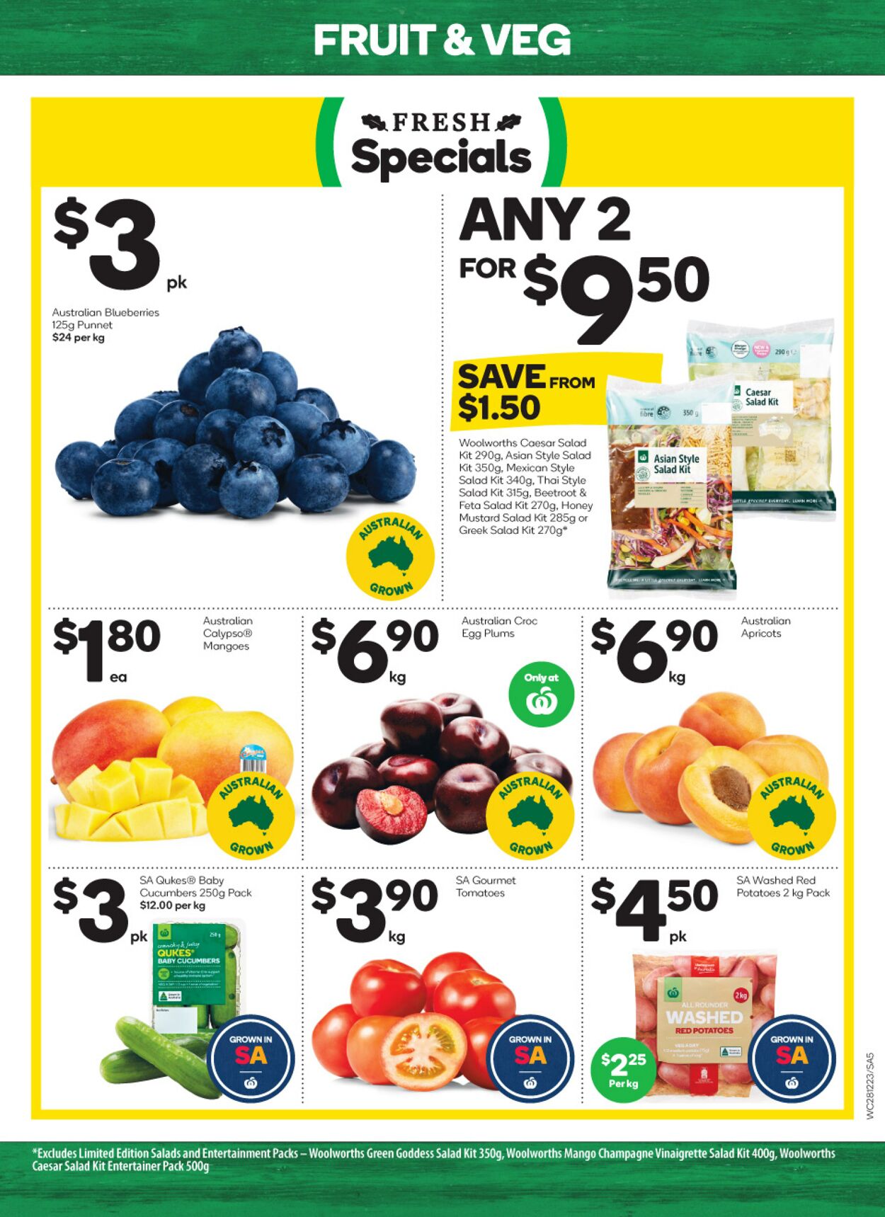 Catalogue Woolworths 28.12.2022 - 03.01.2023