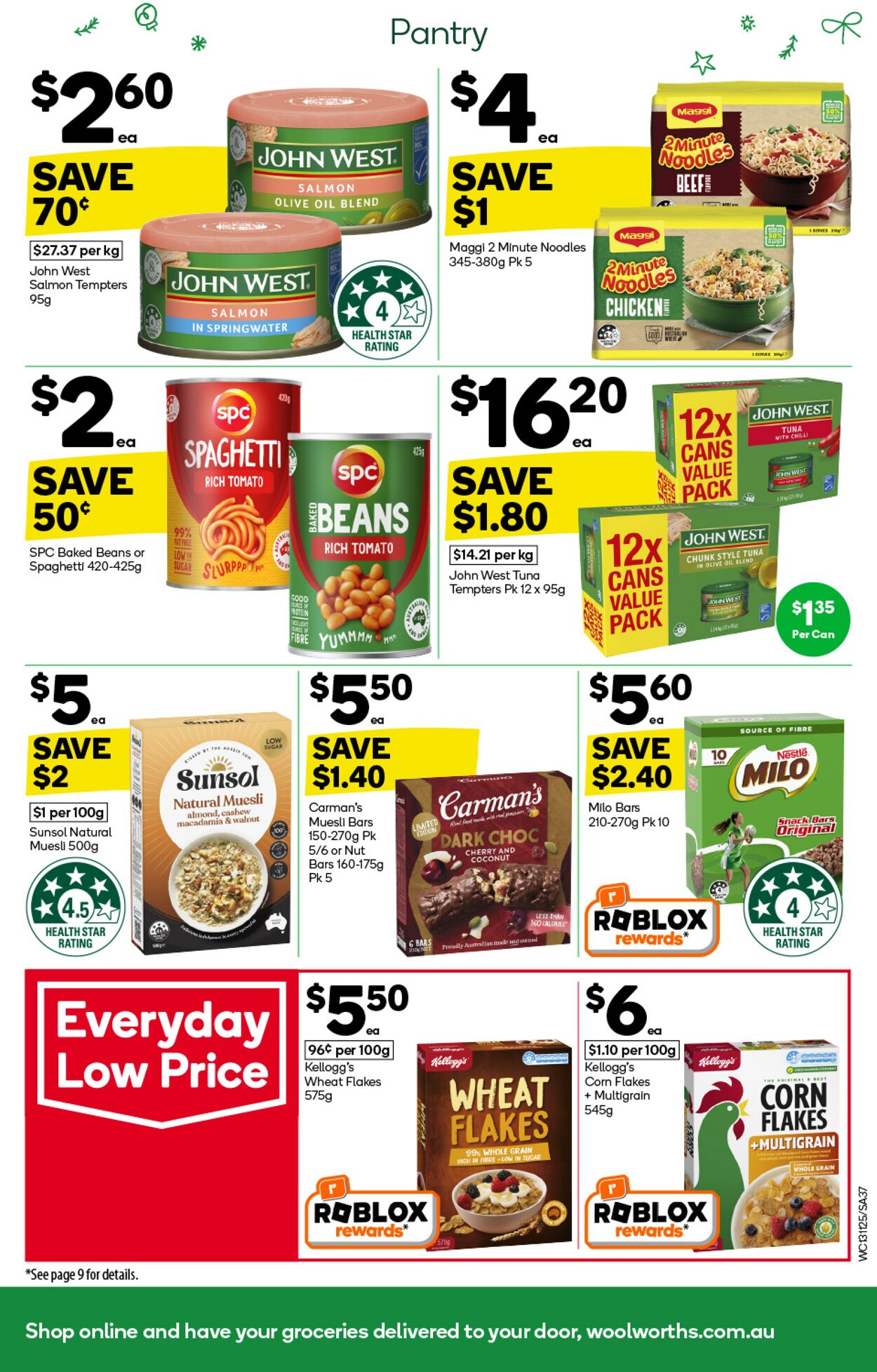 Catalogue Woolworths 13.11.2024 - 19.11.2024