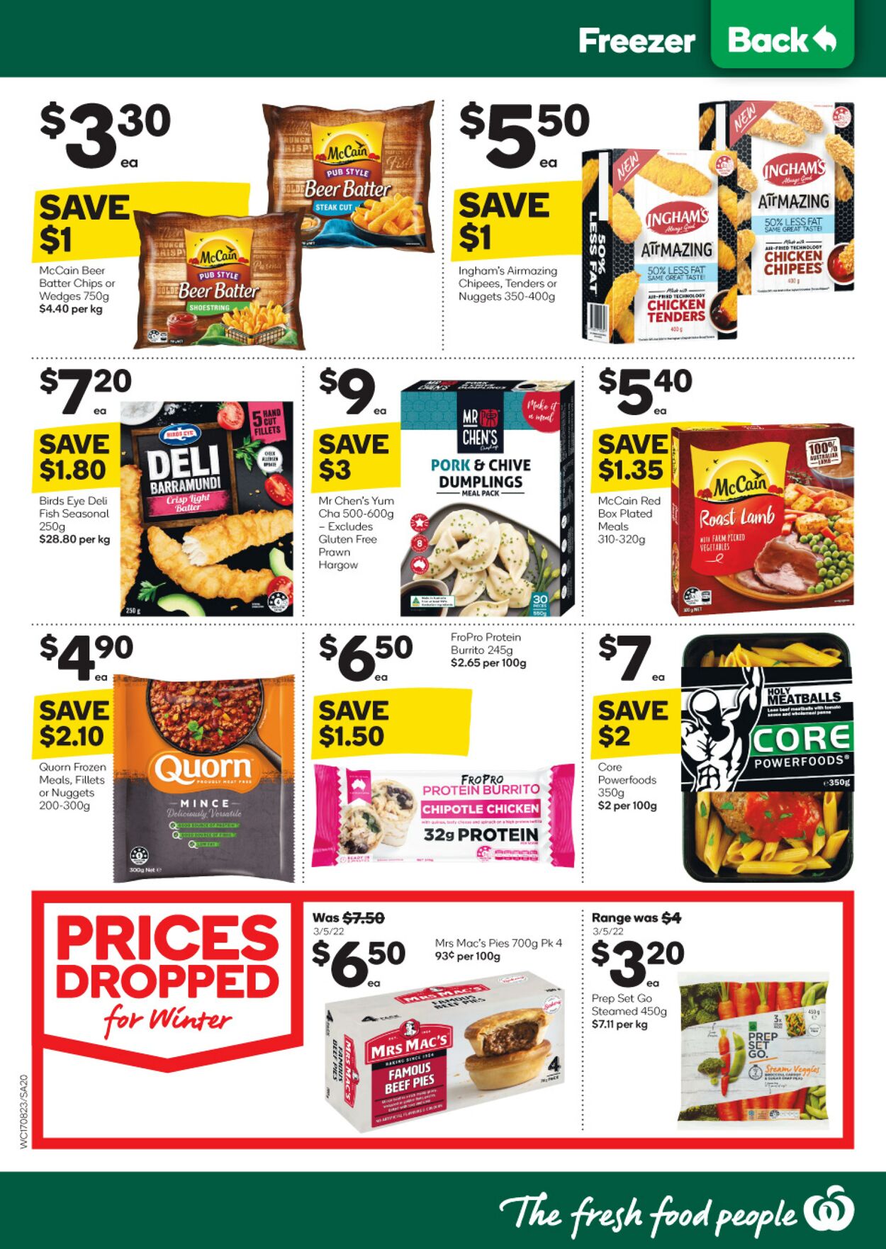 Catalogue Woolworths 17.08.2022 - 23.08.2022