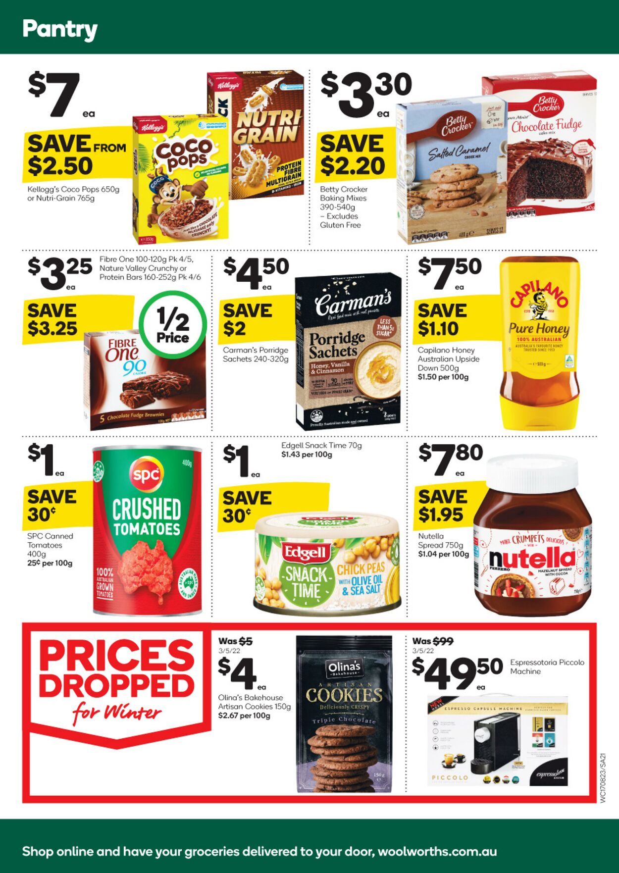 Catalogue Woolworths 17.08.2022 - 23.08.2022