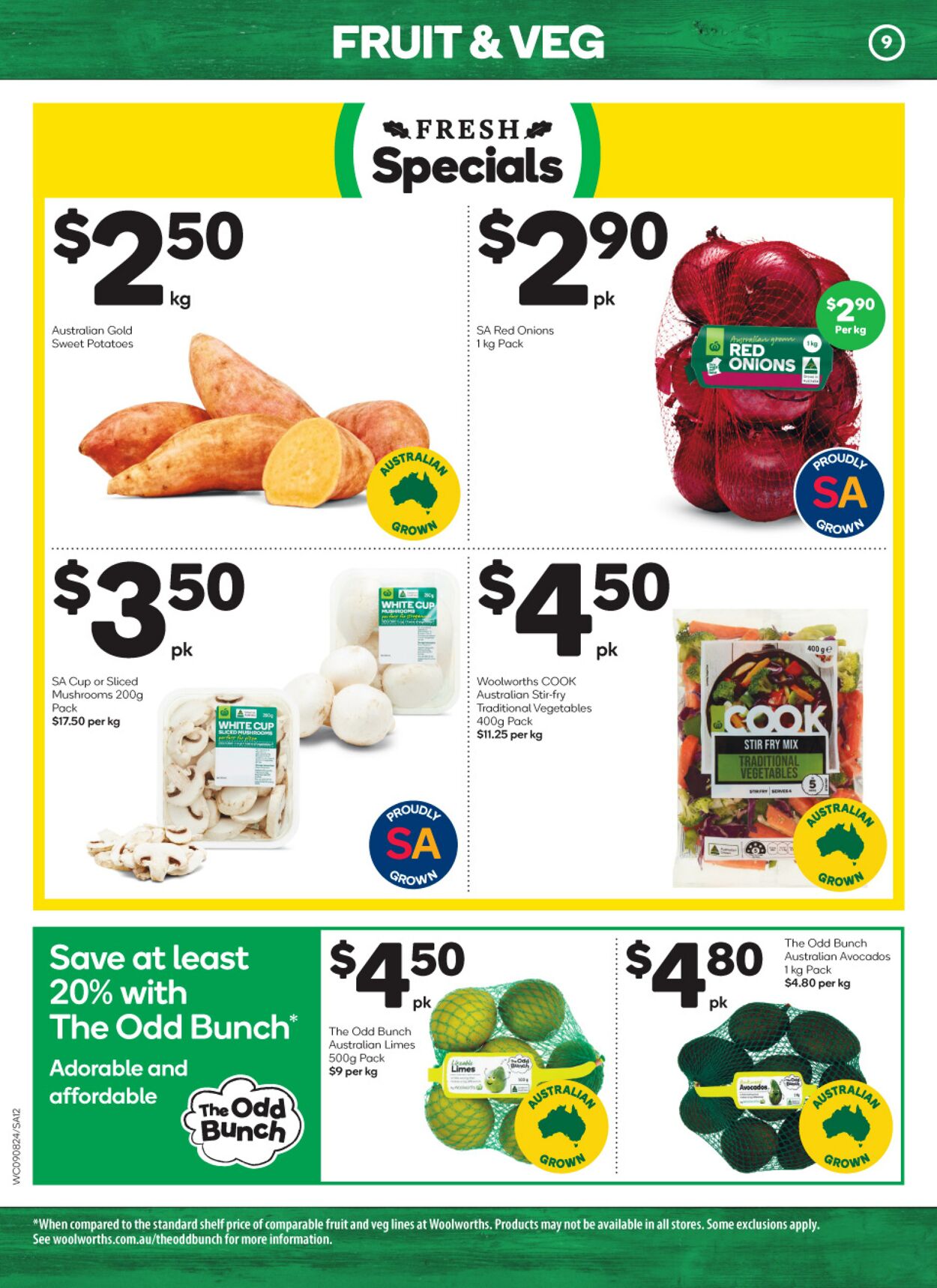 Catalogue Woolworths 09.08.2023 - 15.08.2023