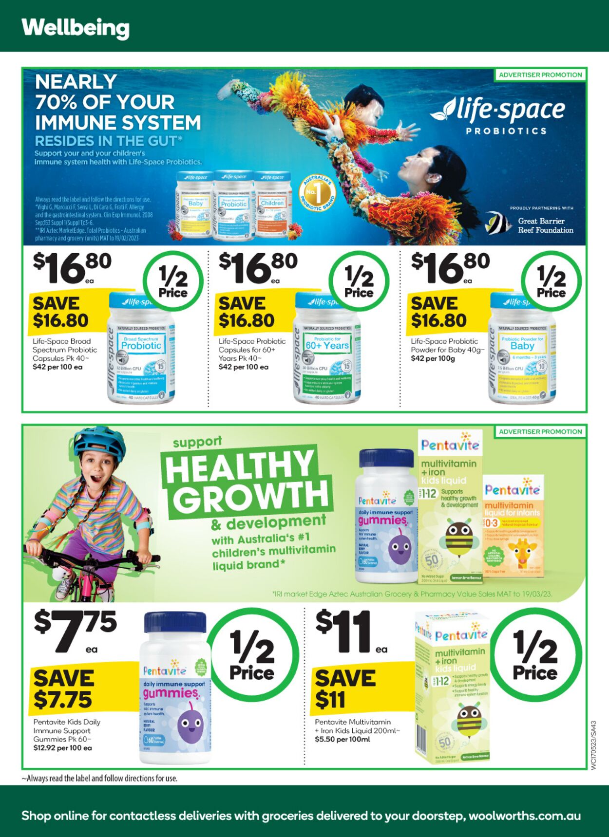 Catalogue Woolworths 17.05.2023 - 23.05.2023