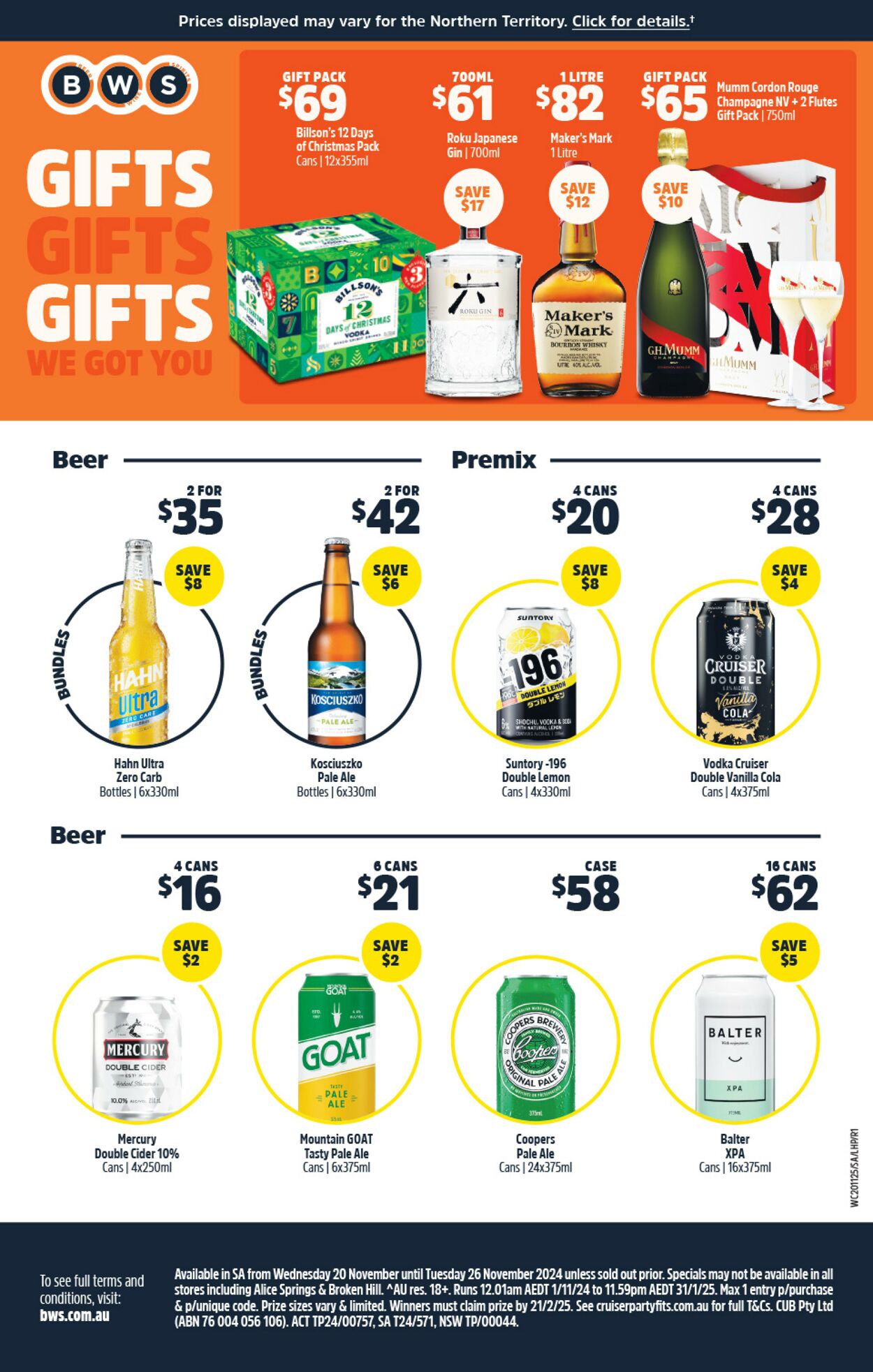 Catalogue Woolworths 20.11.2024 - 26.11.2024