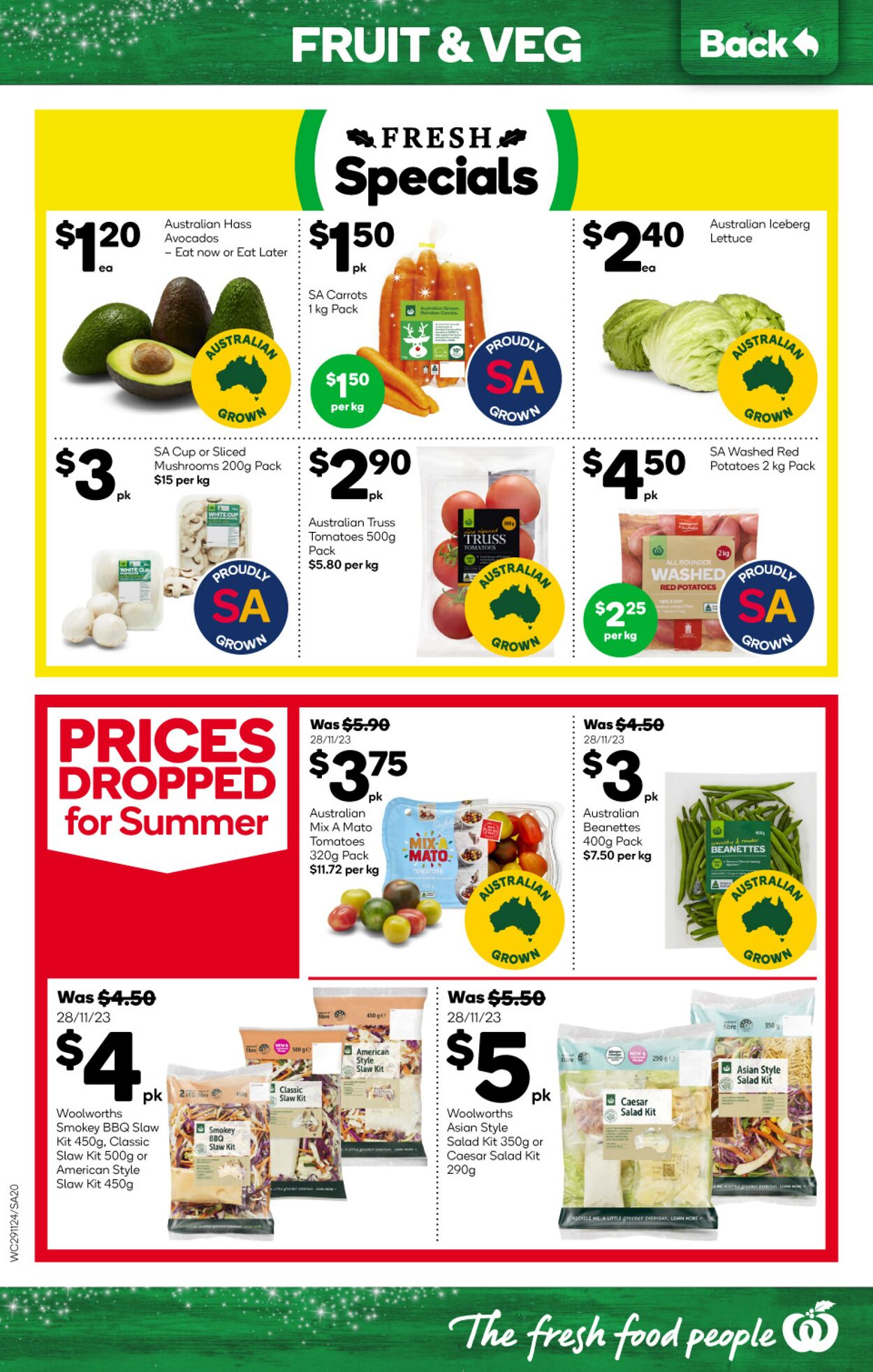 Catalogue Woolworths 29.11.2023 - 05.12.2023