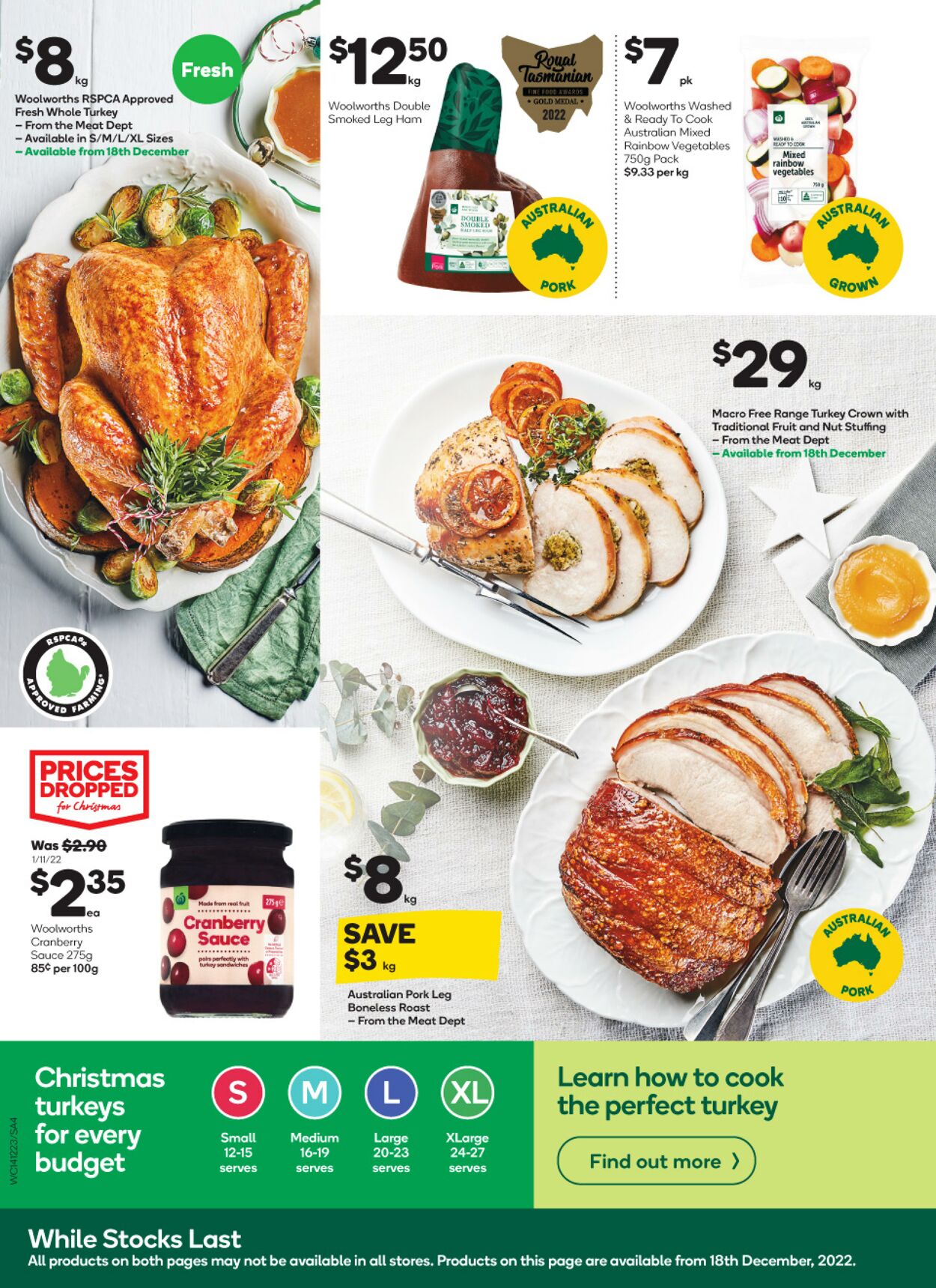 Catalogue Woolworths 14.12.2022 - 20.12.2022