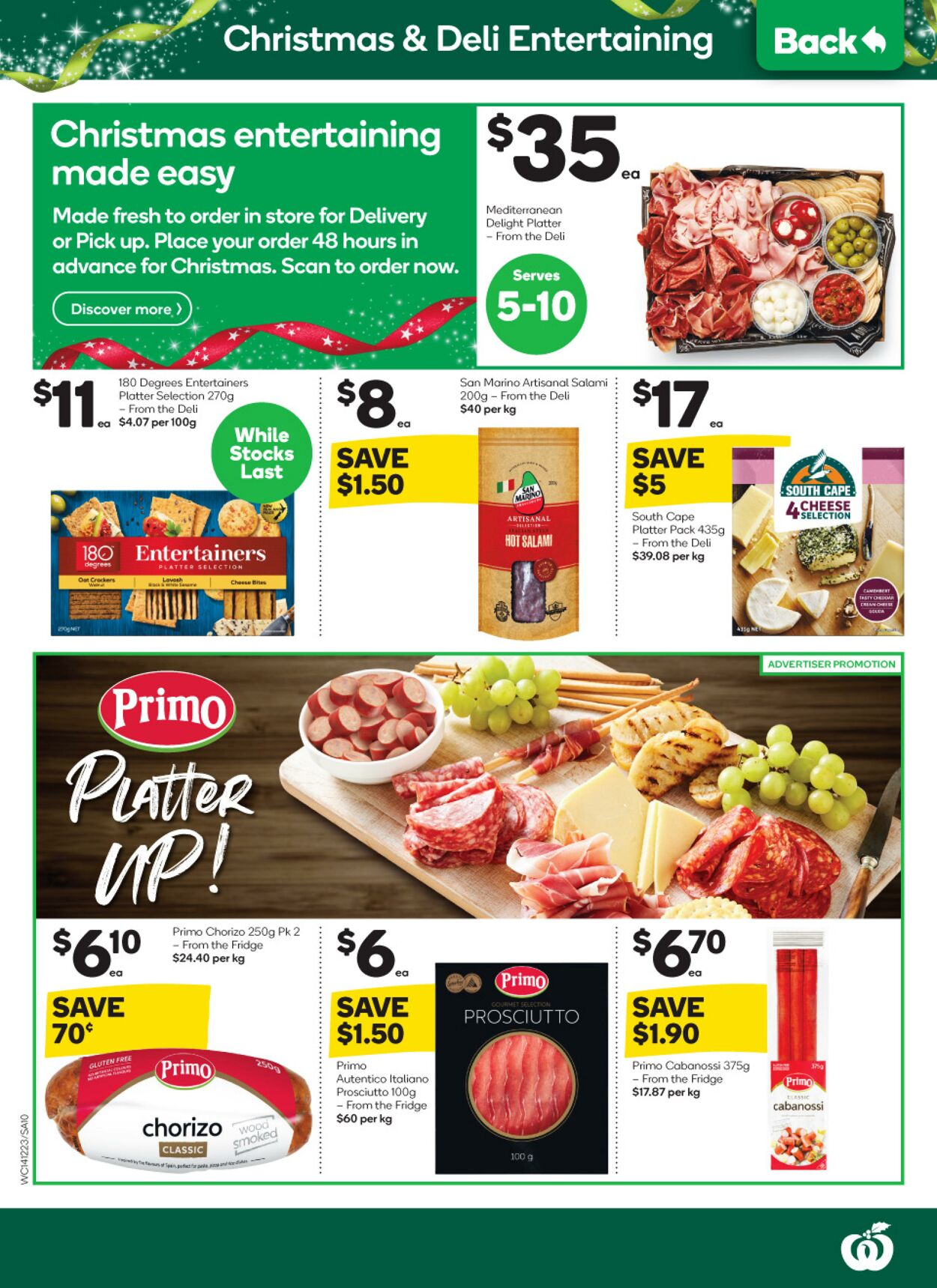 Catalogue Woolworths 14.12.2022 - 20.12.2022