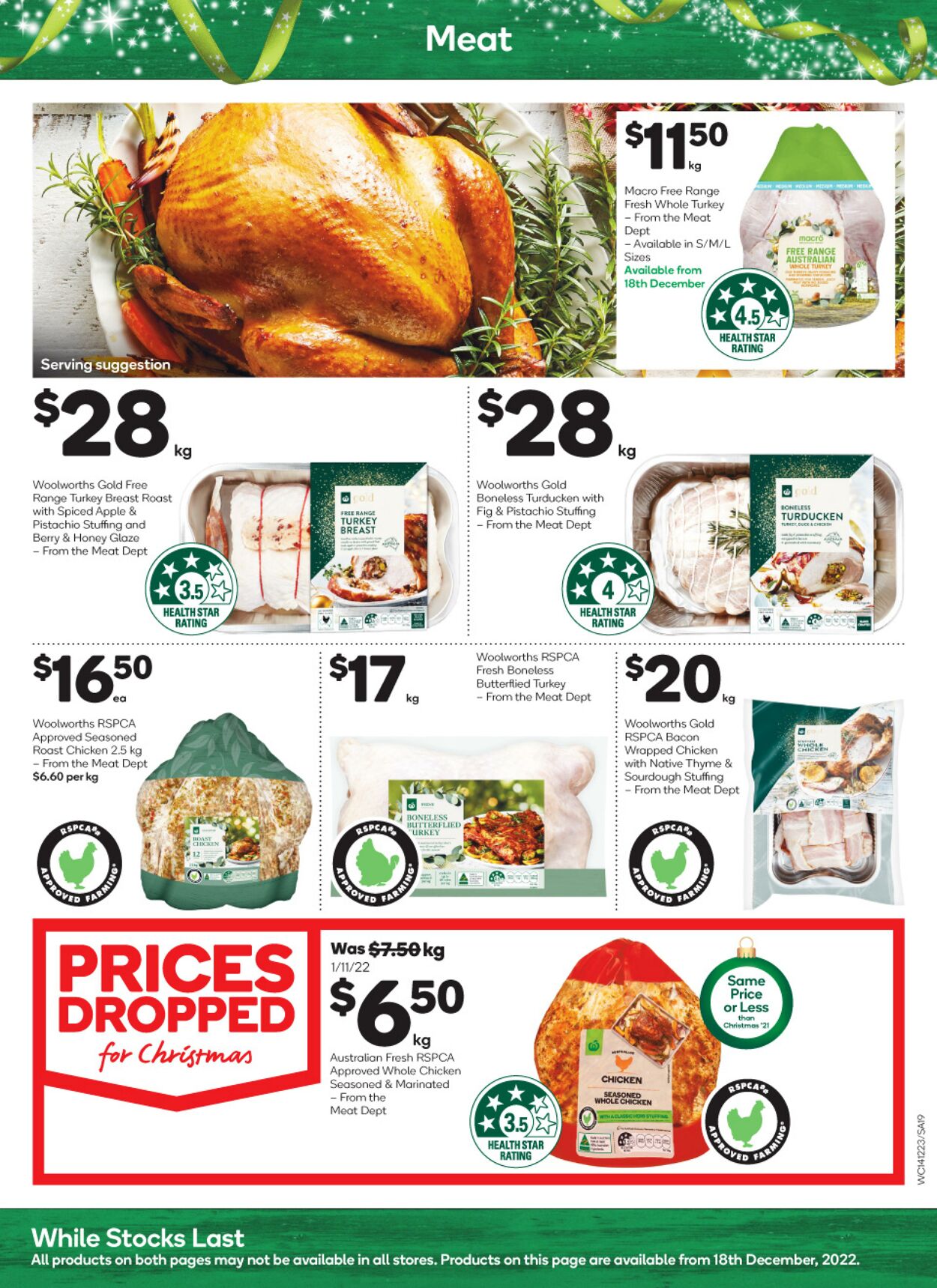 Catalogue Woolworths 14.12.2022 - 20.12.2022