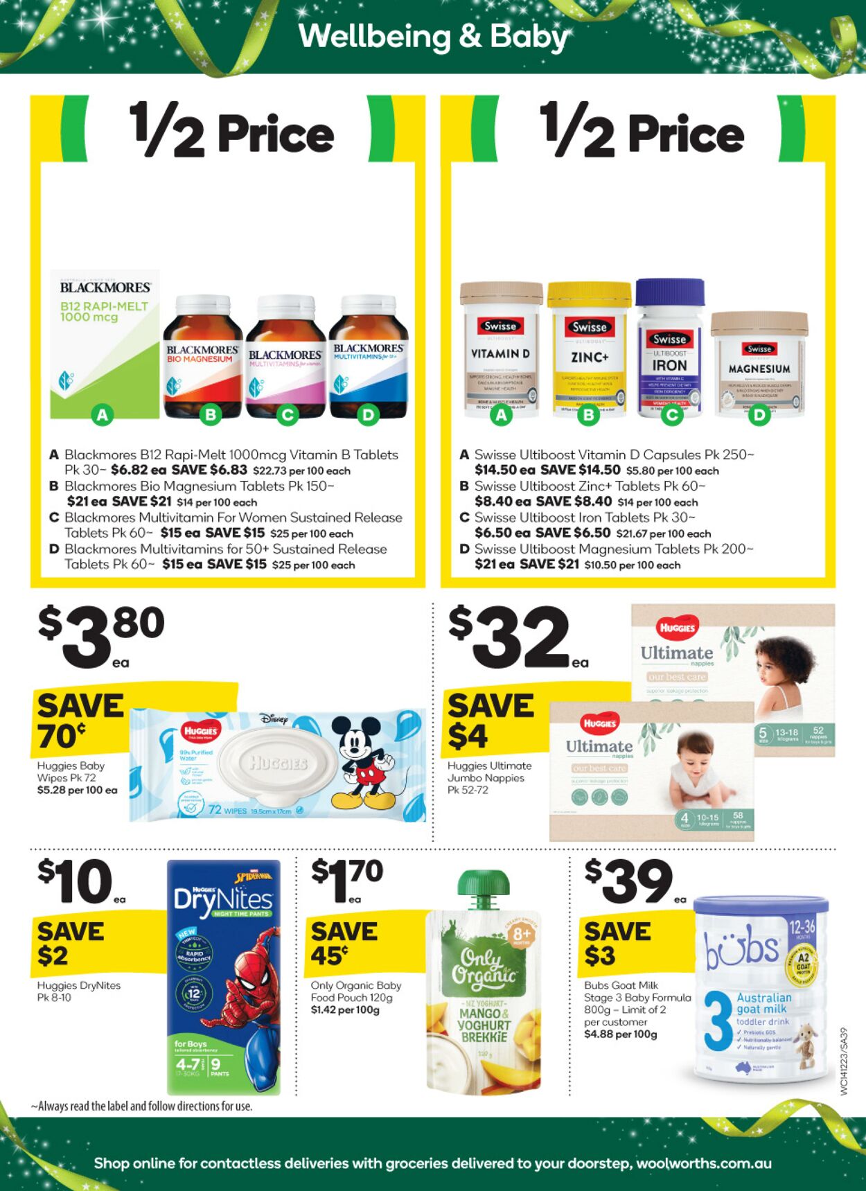 Catalogue Woolworths 14.12.2022 - 20.12.2022