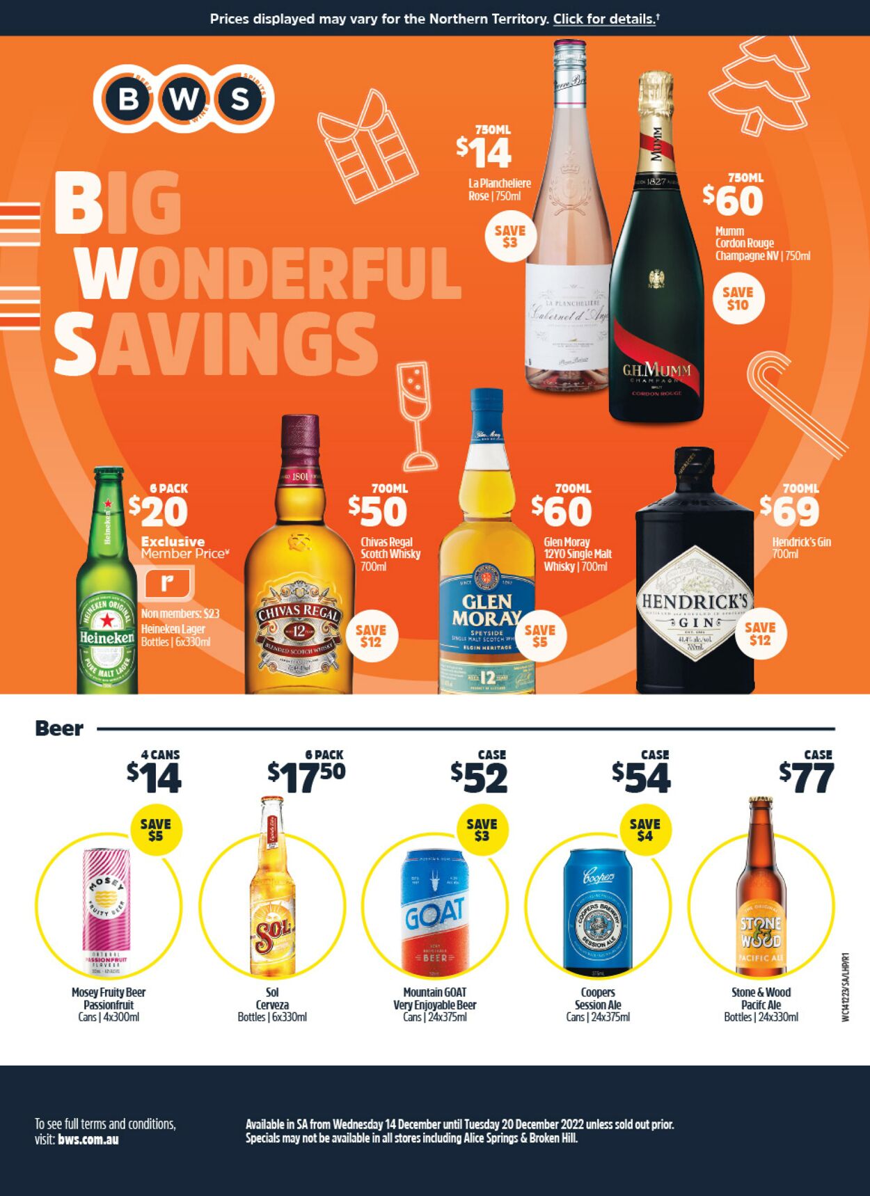 Catalogue Woolworths 14.12.2022 - 20.12.2022