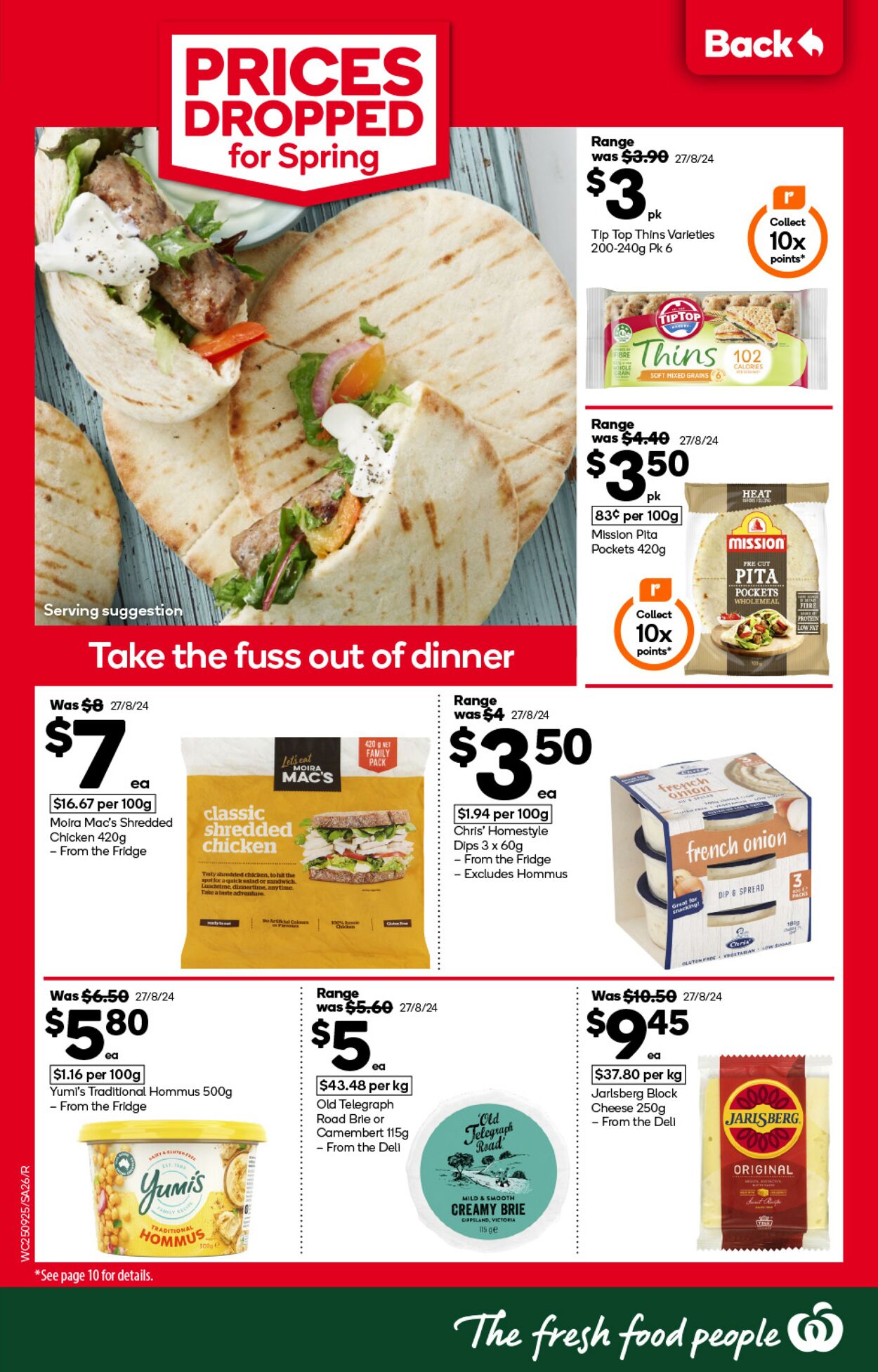 Catalogue Woolworths 25.09.2024 - 01.10.2024